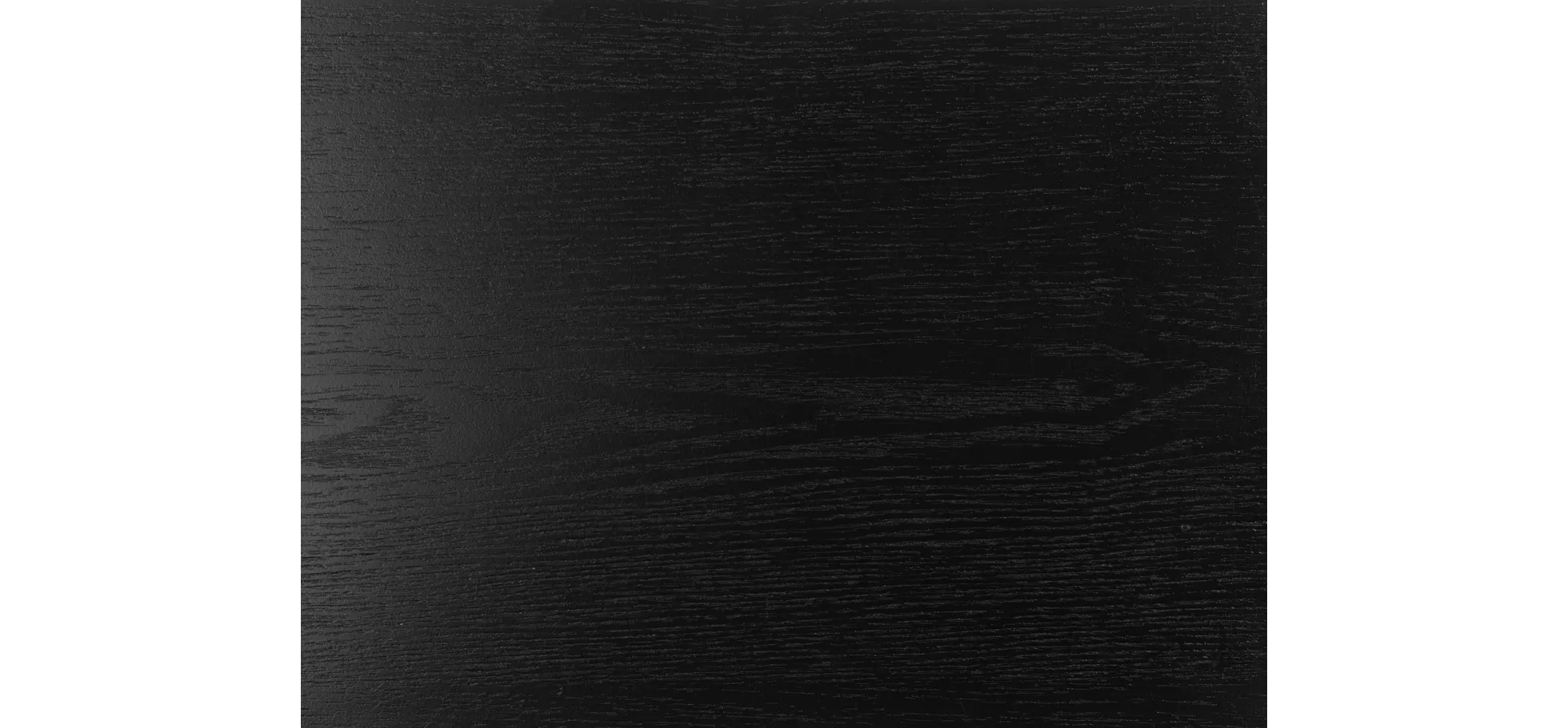 Bücherregal - Esche schwarz, Schwarz