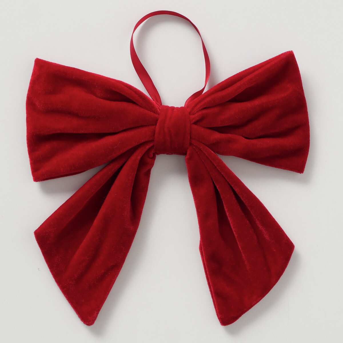 Dekoanhänger Bowy - L 26,00 cm, H 25,00 cm,  dunkelrot