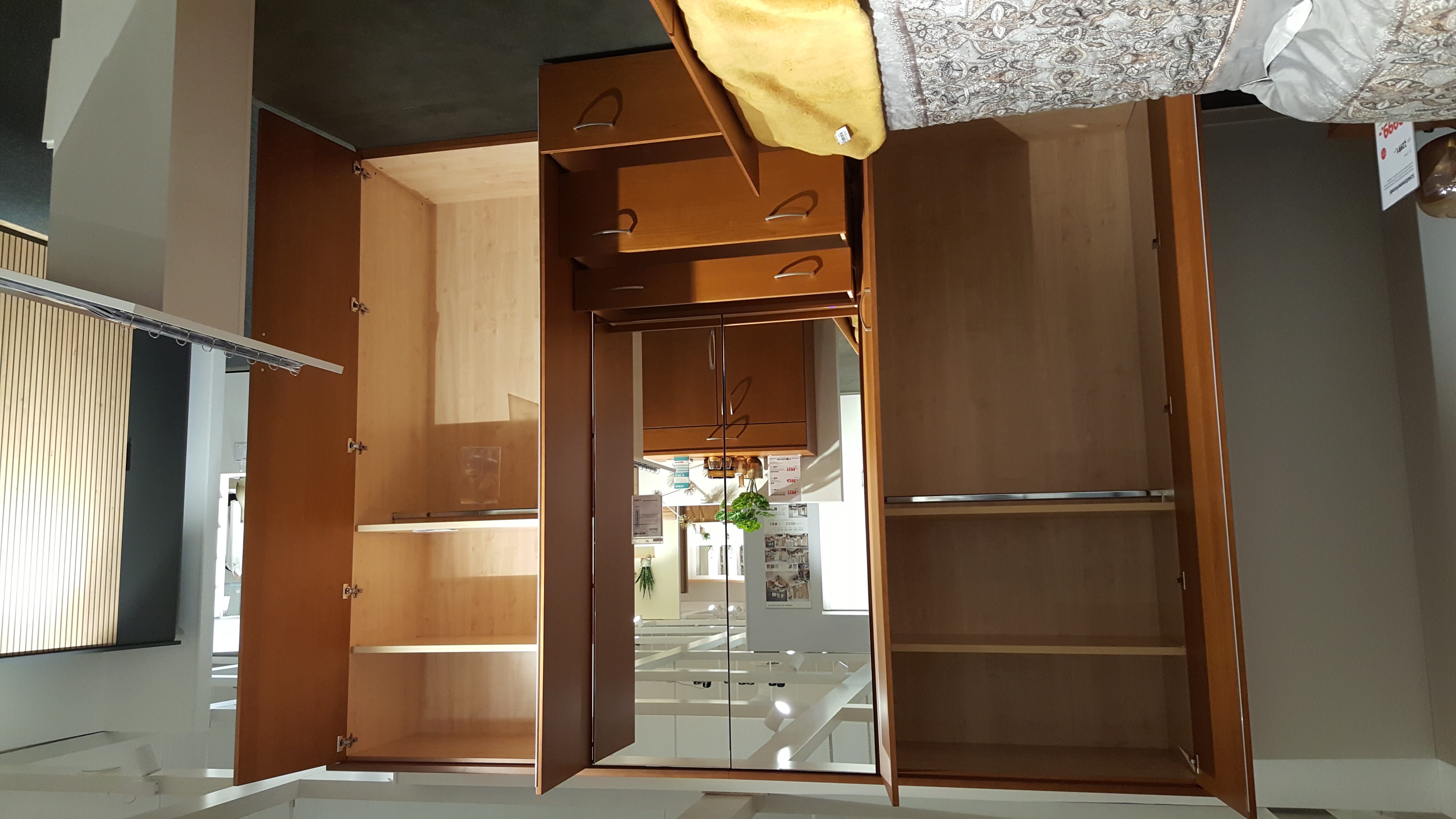 Schlafzimmerkombination, Kirschbaum furniert - MyStyle