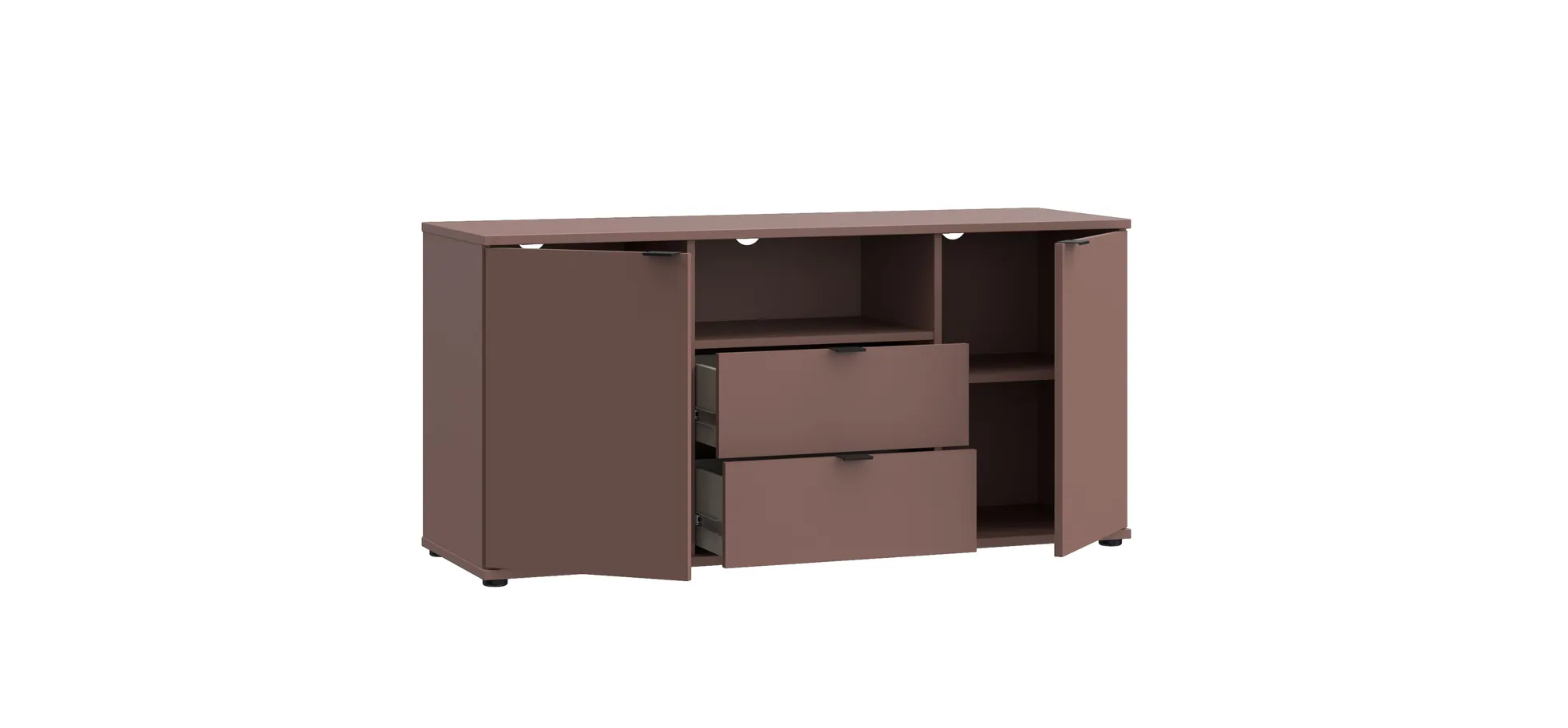 TV-Unterschrank, Terracotta  - Finella