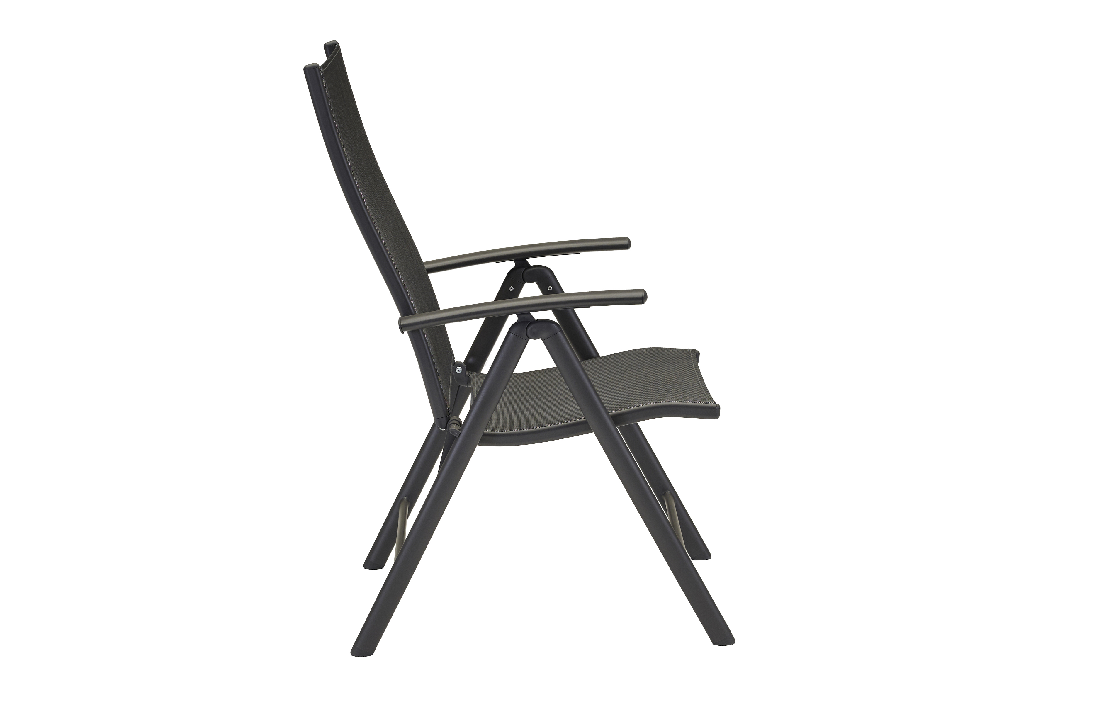 Klappsessel, Textilene anthrazit - Garvio