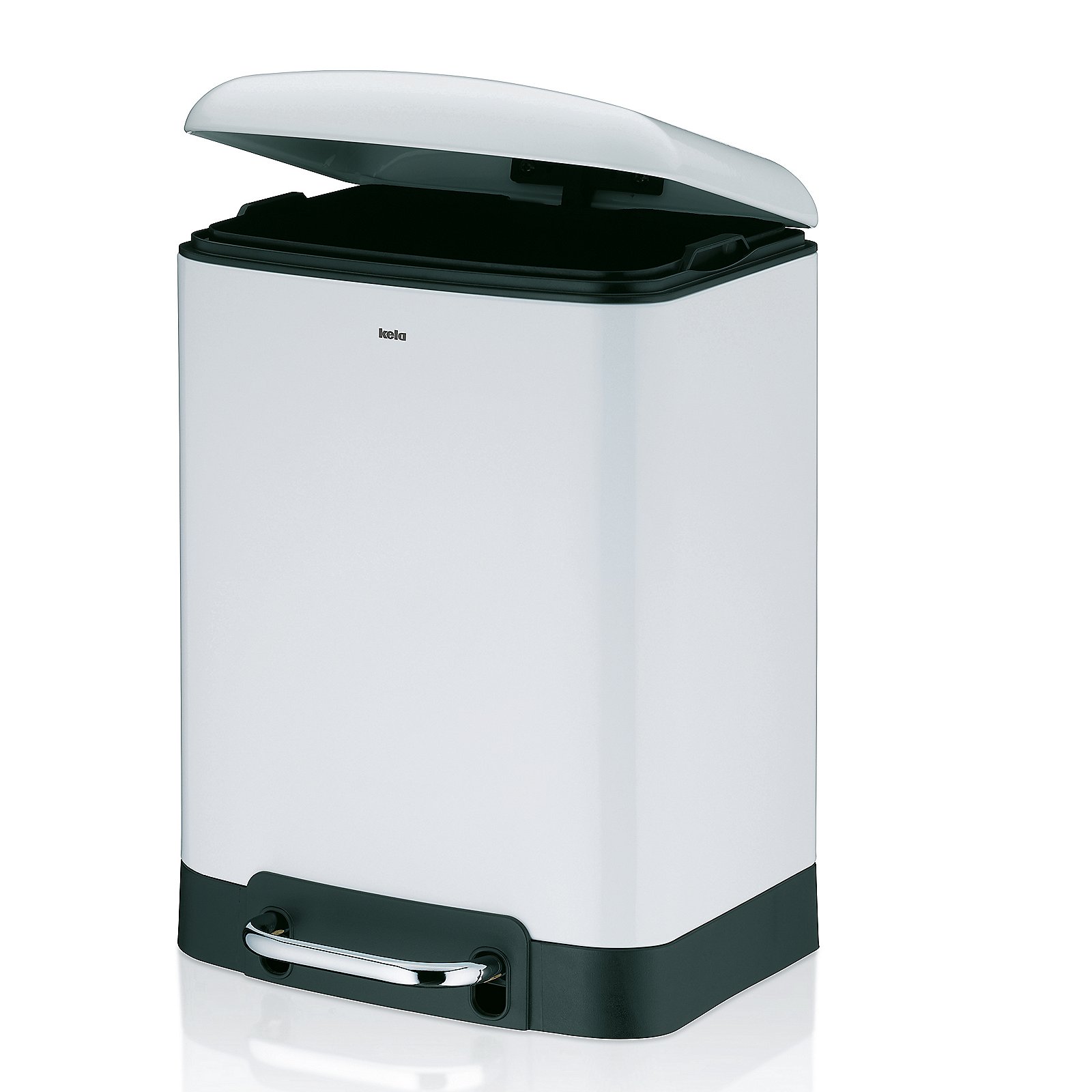 Kosmetikeimer Davino 20,5x32,5x22,5 cm - Metall weiß