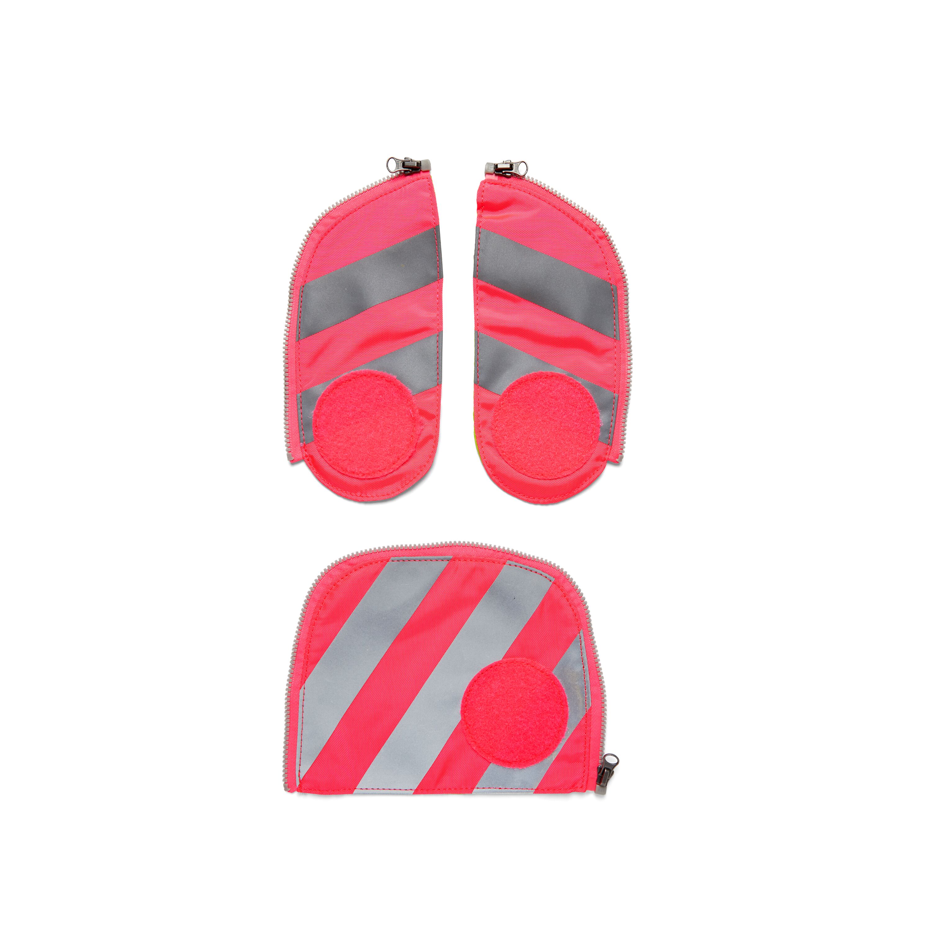 Sicherheitsset, pink - ergobag fluo zip mit reflektorstreifen