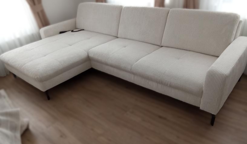 Polstergarnitur, Cord natur - LS23 Arve