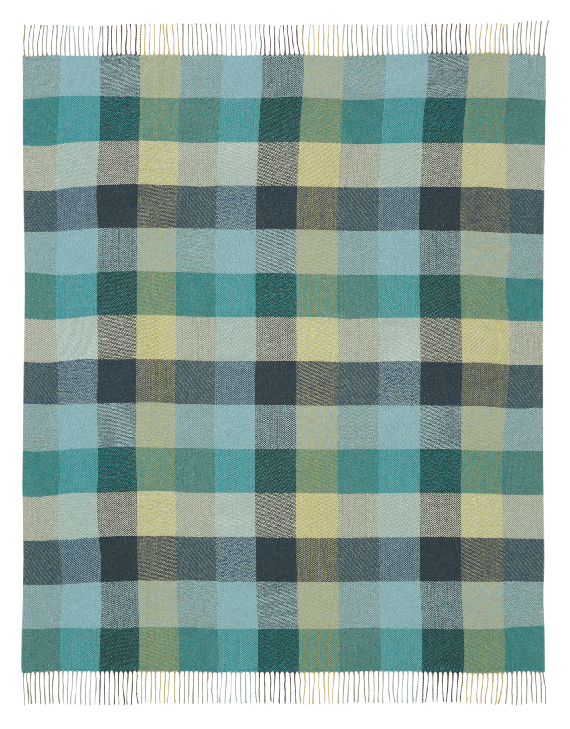 Plaid Green Shades - 130 x 170 cm