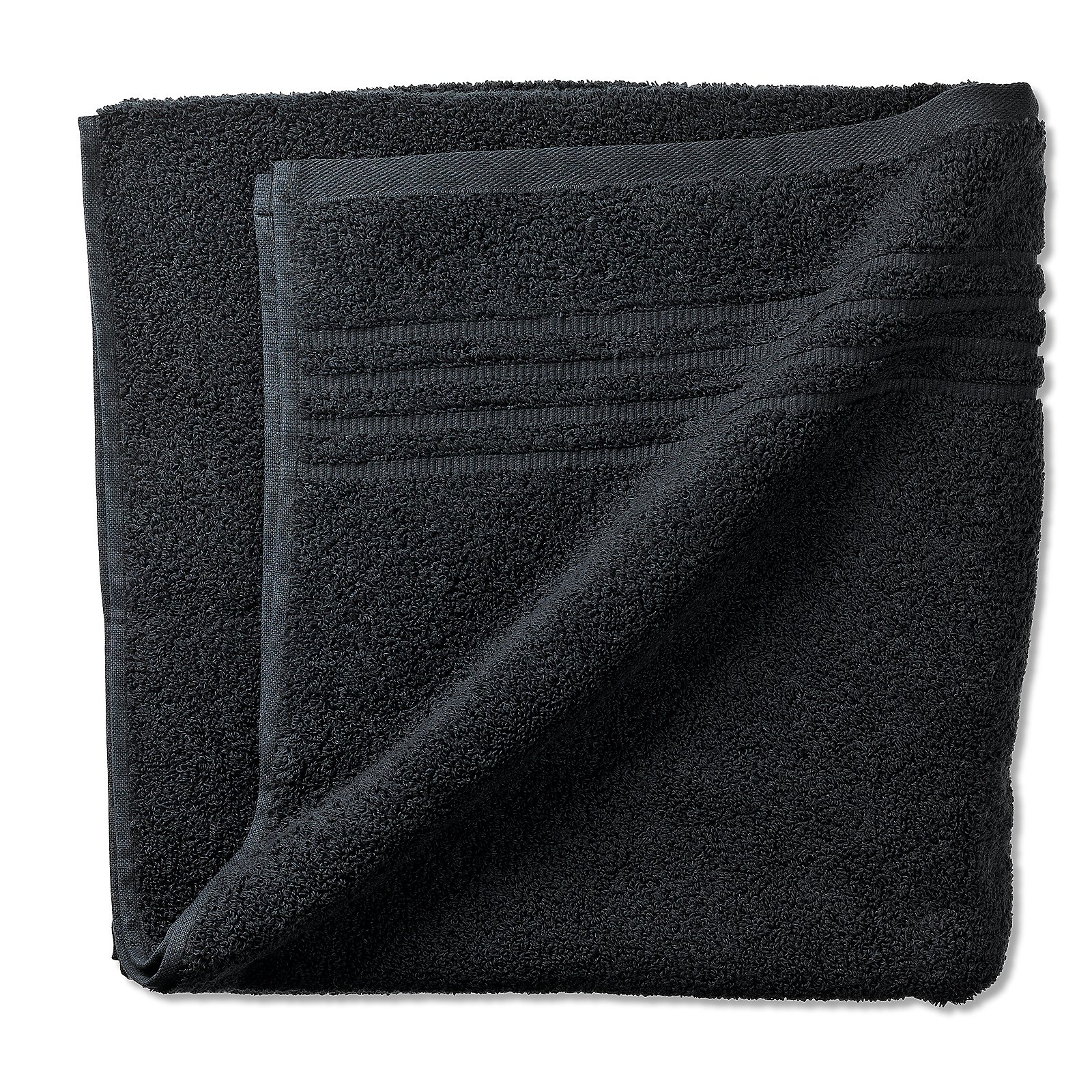 Duschtuch Leonora 140x70 cm - 100%Baumwolle Premium nachtschwarz