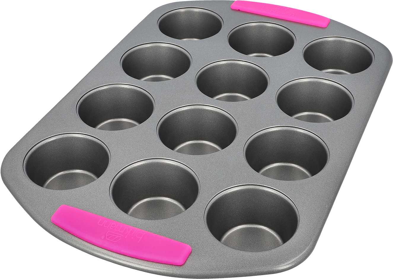 Muffinblech Signature Baking, mit Griff - für 12 Stück Ø 7cm, mit Antihaftbeschichtung