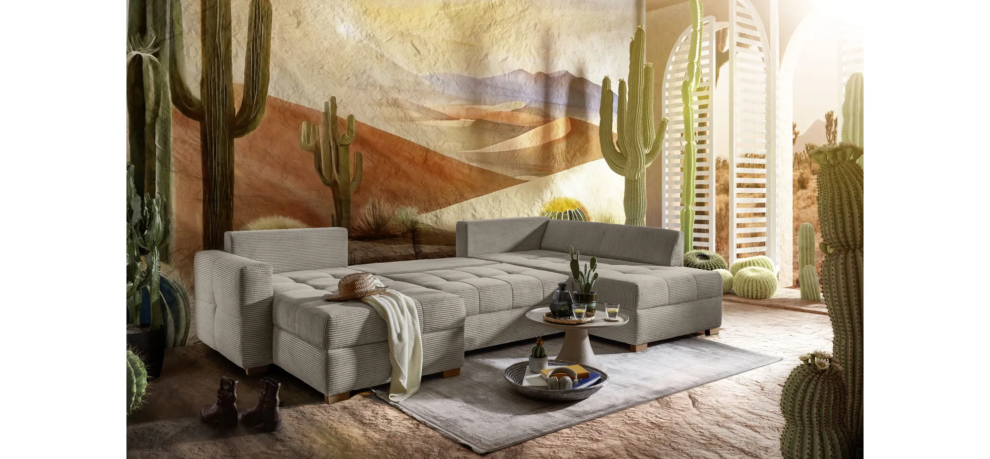 Wohnlandschaft, Schaumpolsterung  - Josy