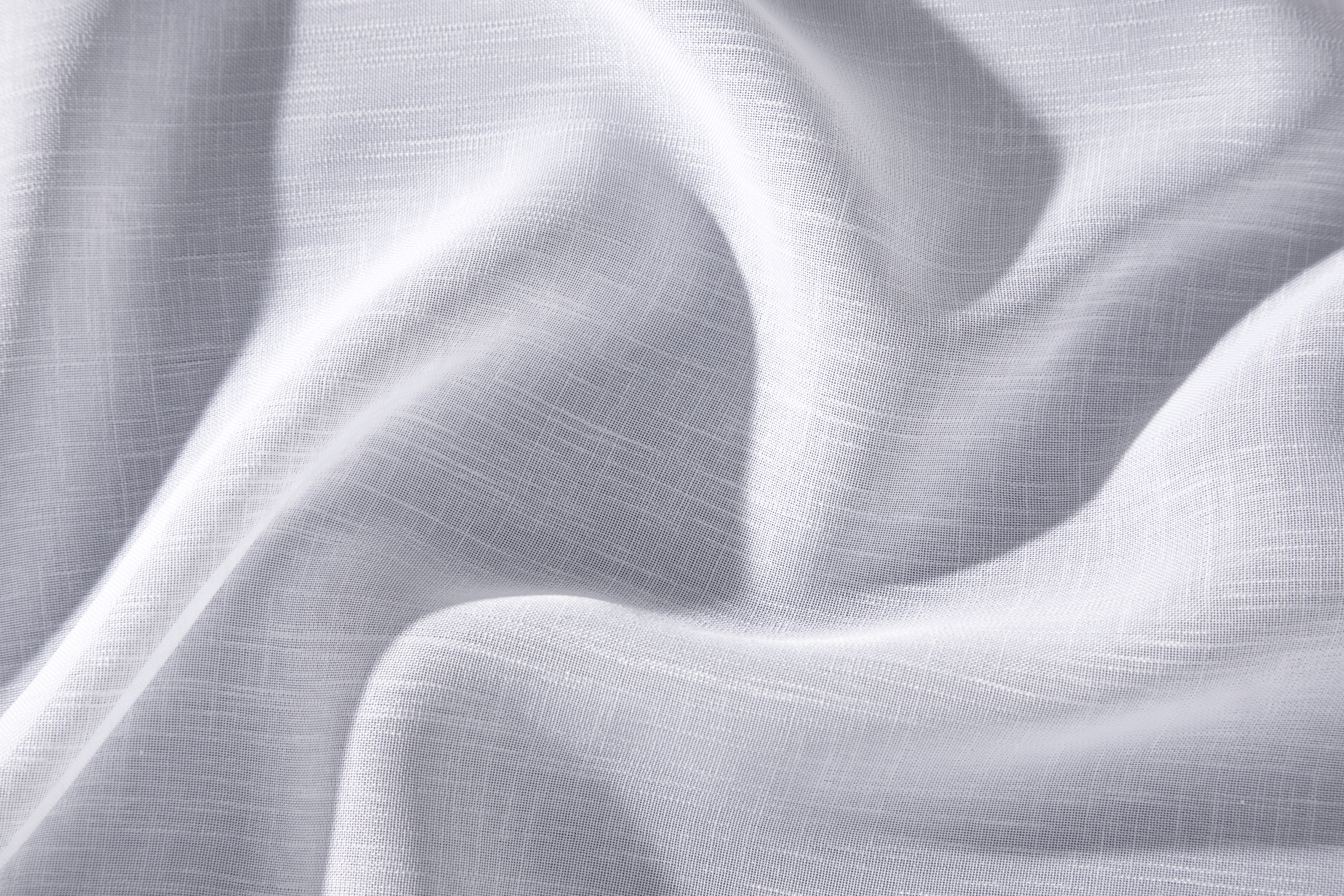 Schlaufenbandschal Leinenstruktur - 145x245cm, 100% polyester, weiß