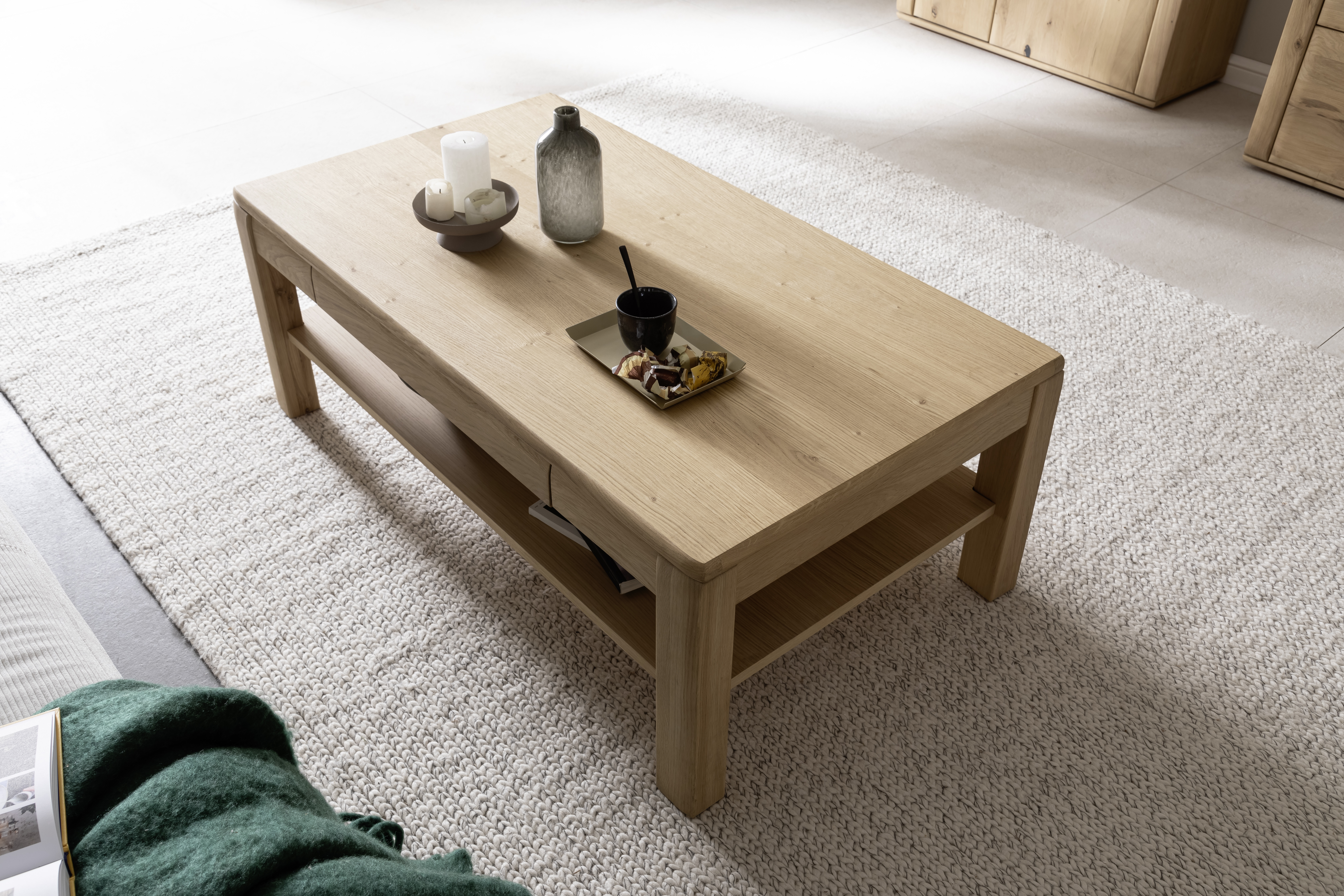 Couchtisch, Ast/Balkeneiche  - LS25 Donato