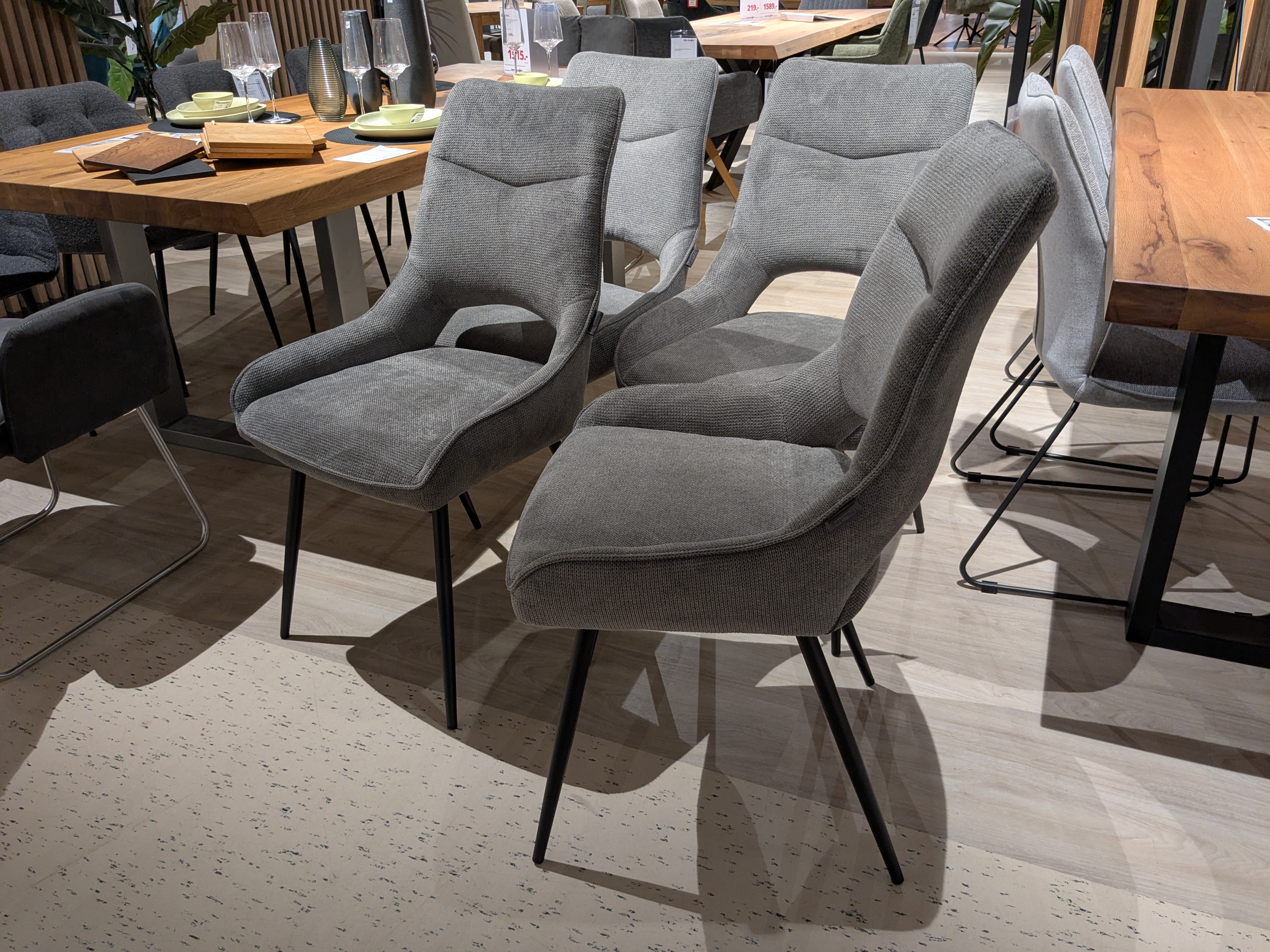 Stuhlsatz, grau - Meave