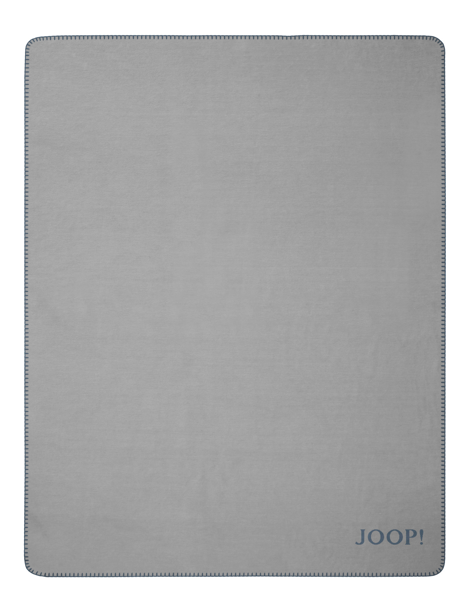 Decke UDF, silber/navy, ca. 150x200cm - JOOP