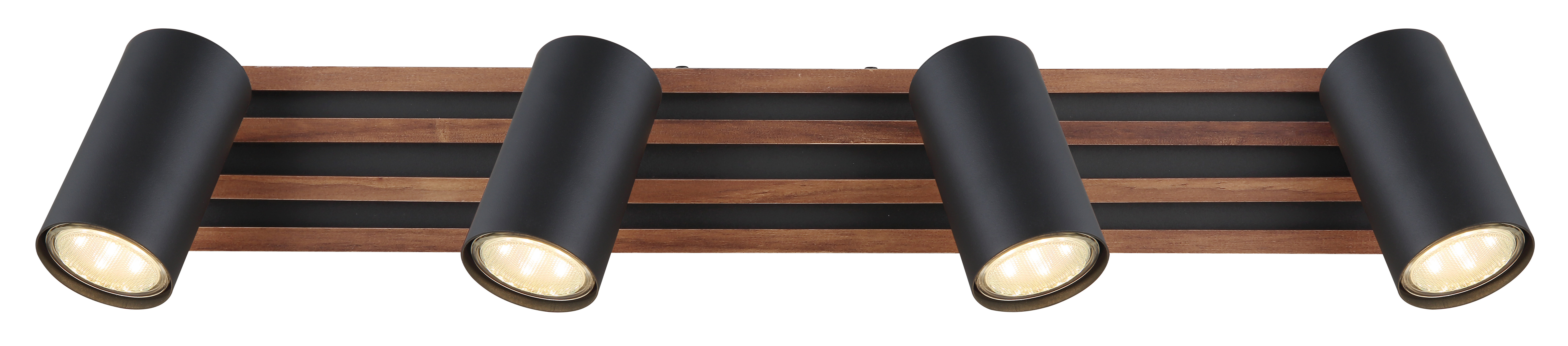 Strahler KAYDEN - Metall schwarz matt, 4x GU10