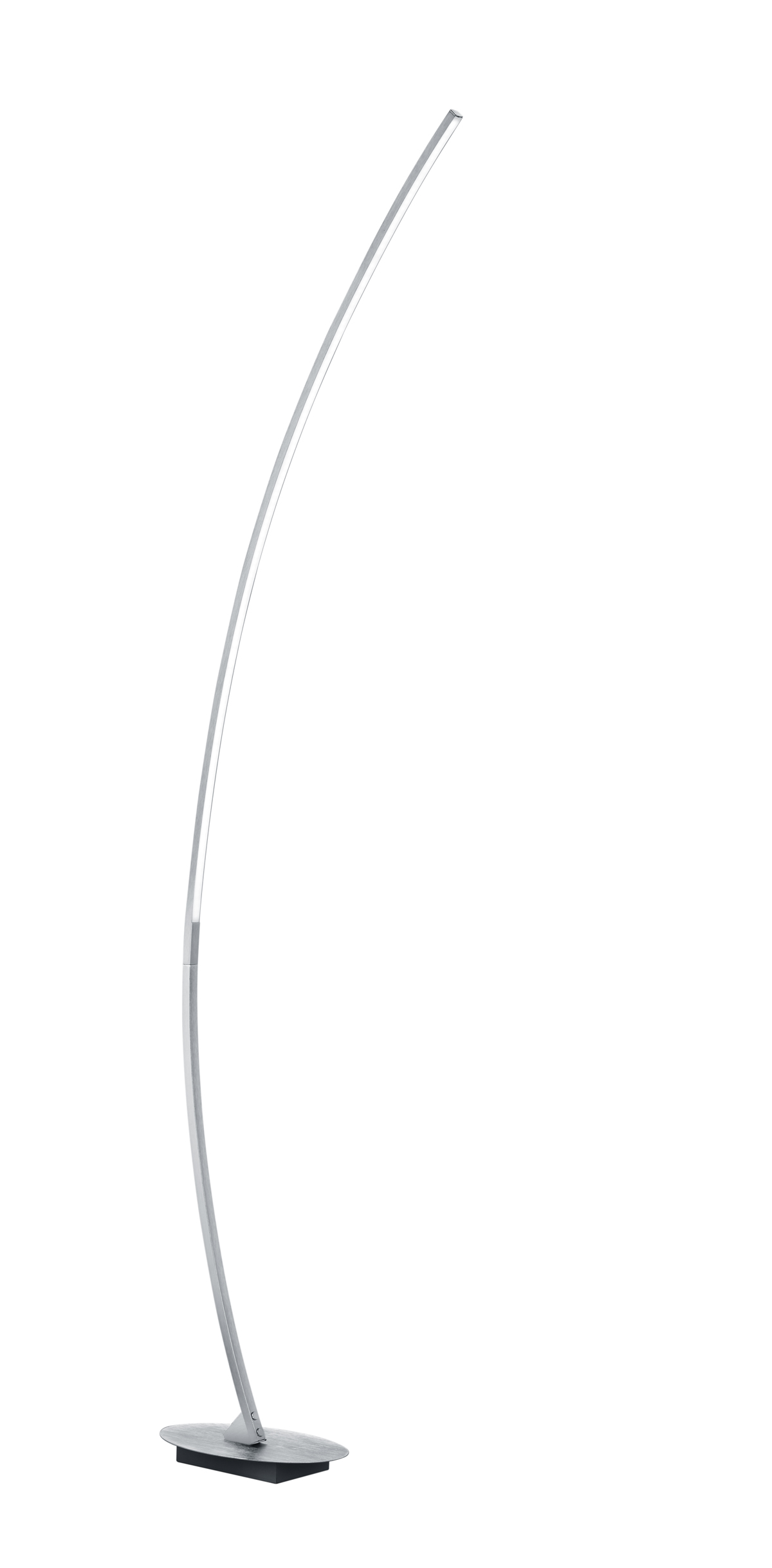 Stehleuchte Solo - 1flg., Metall/Aluminium gebürstet, ca.15 x158