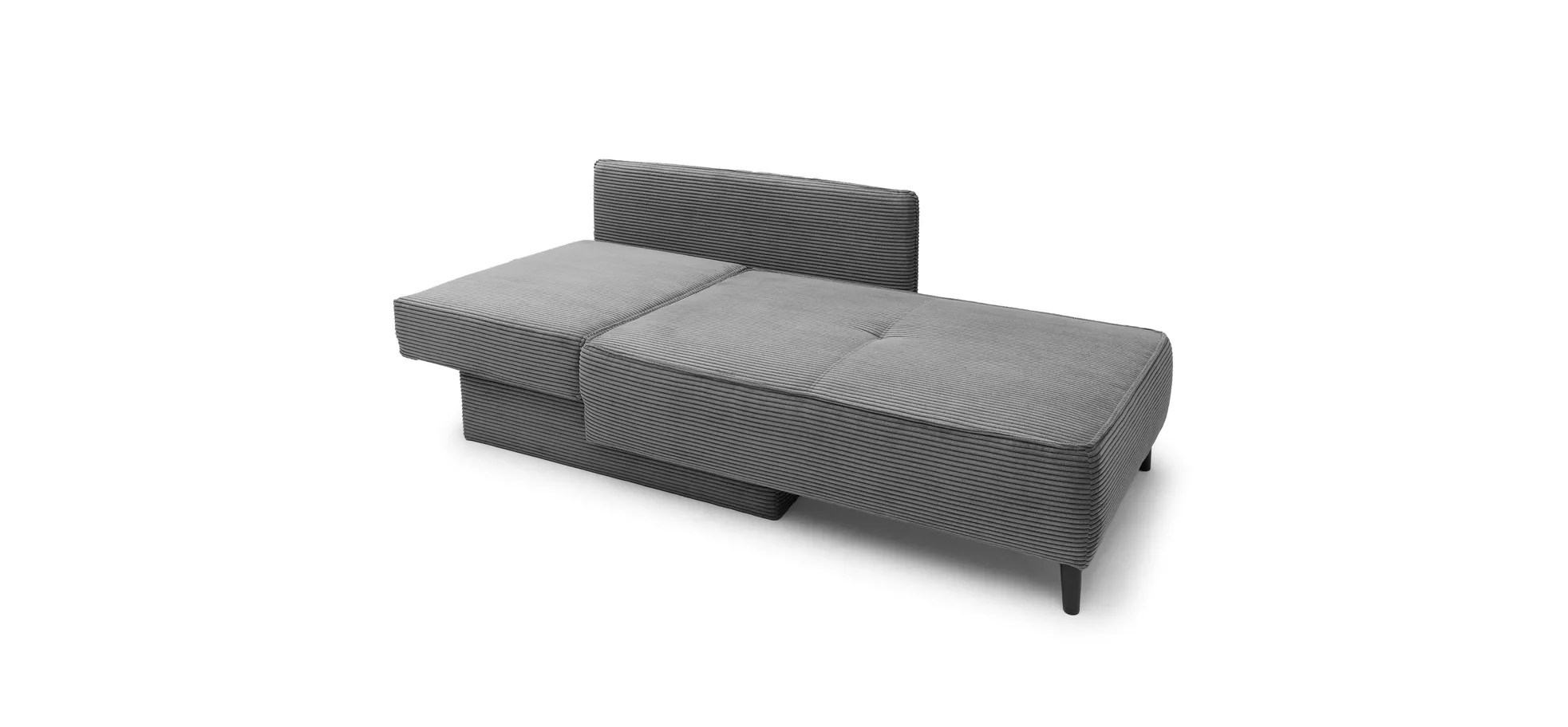 Sofa, Recamiere, Querschläfer mit Stauraum - Jadyn