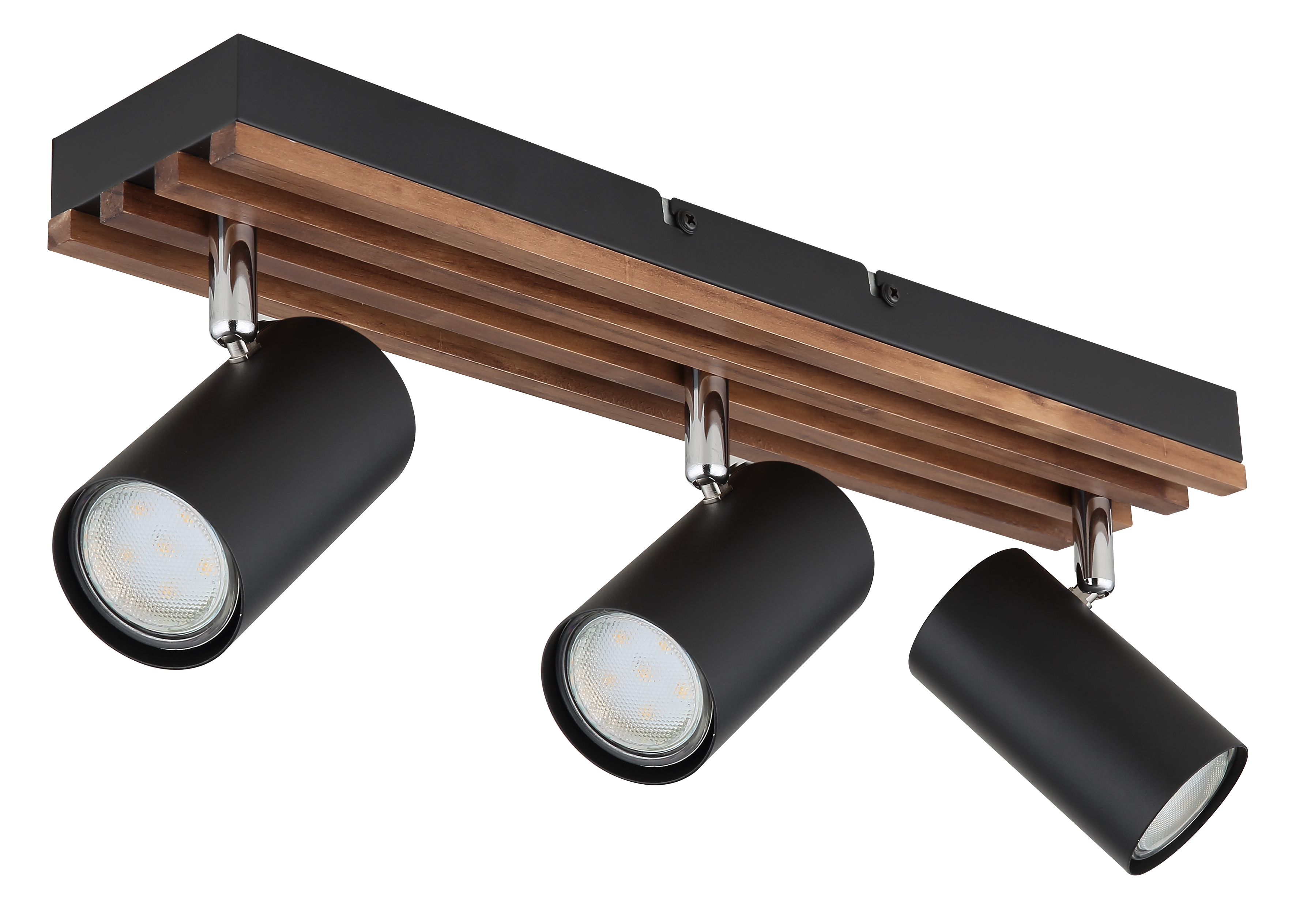 Strahler KAYDEN - Metall schwarz matt, 3x GU10