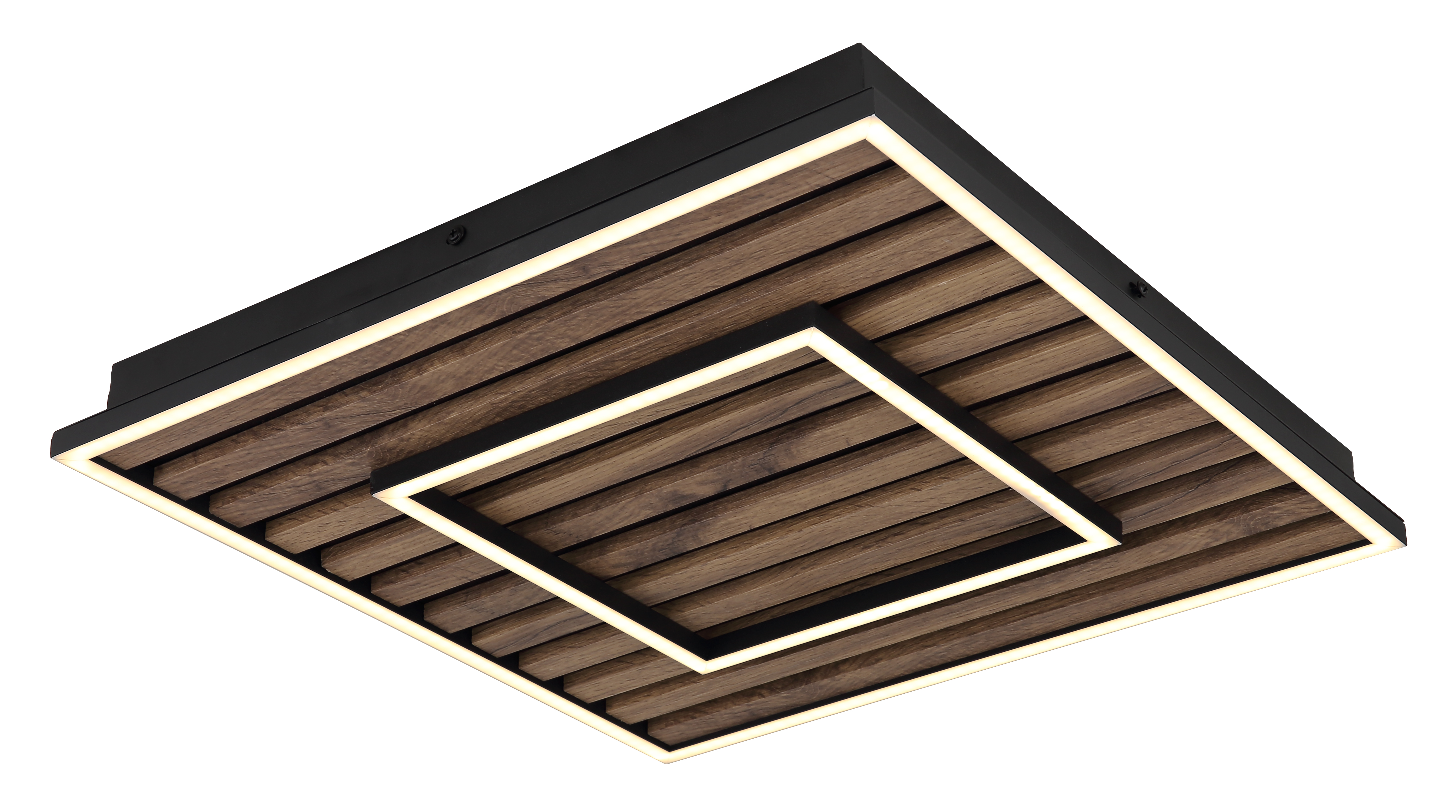 Deckenleuchte WOODY - Metall schwarz matt, LED