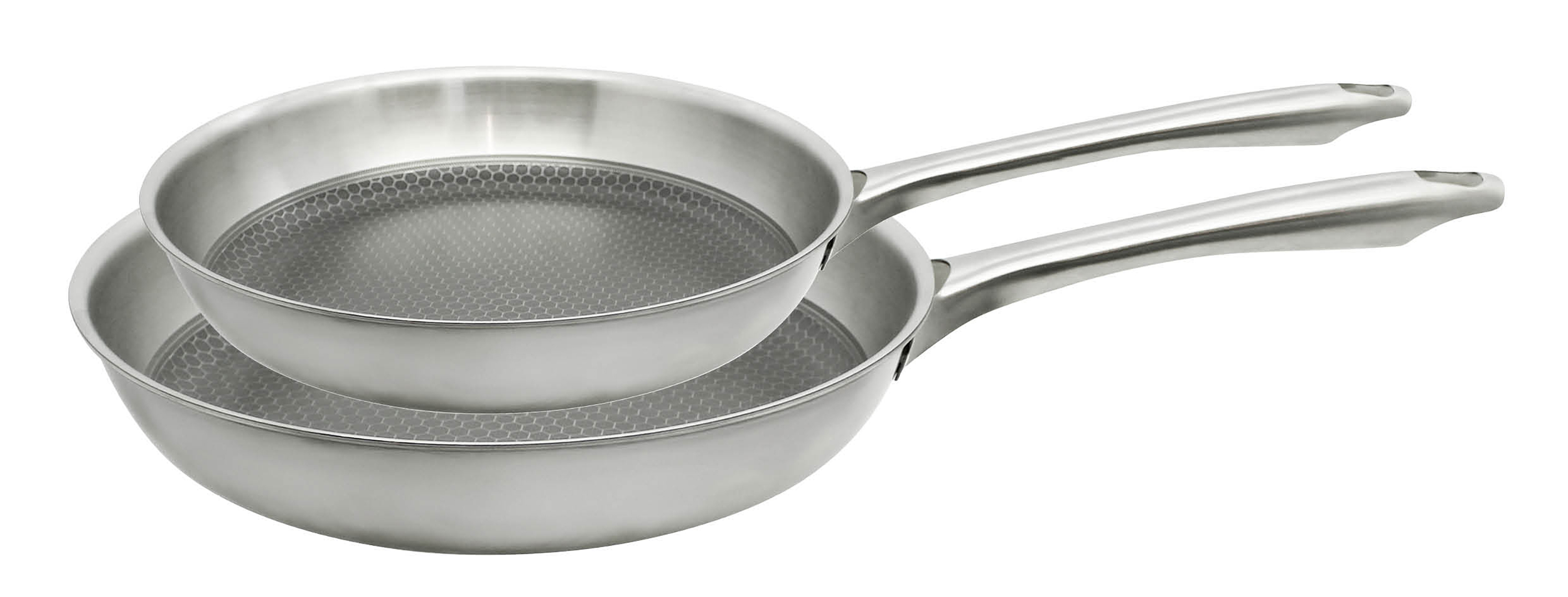Pfannenset Relief Passion - Edelstahl, 2-Tlg.