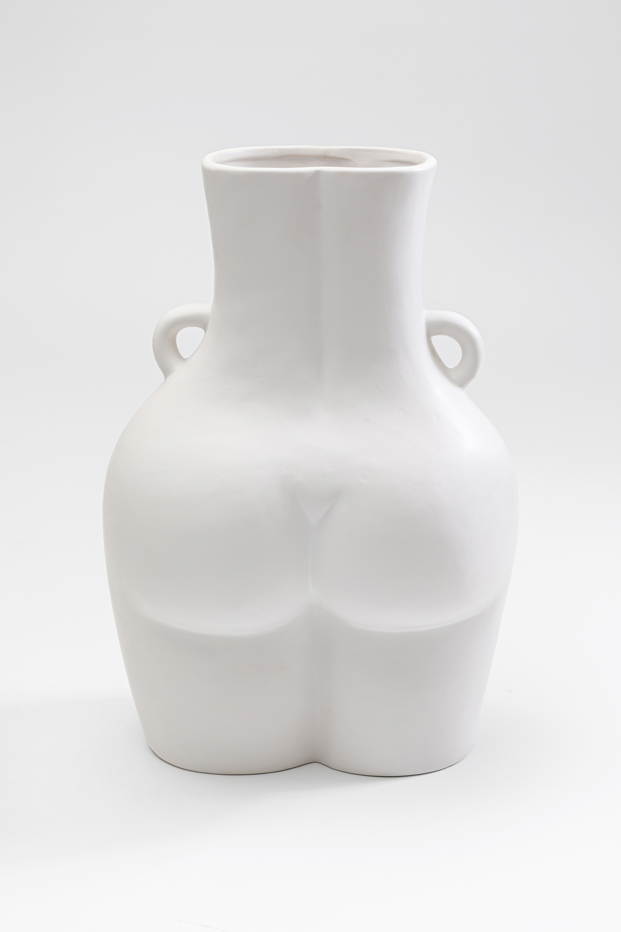 Vase Donna, weiß, Keramik Dolomit - Accessoires