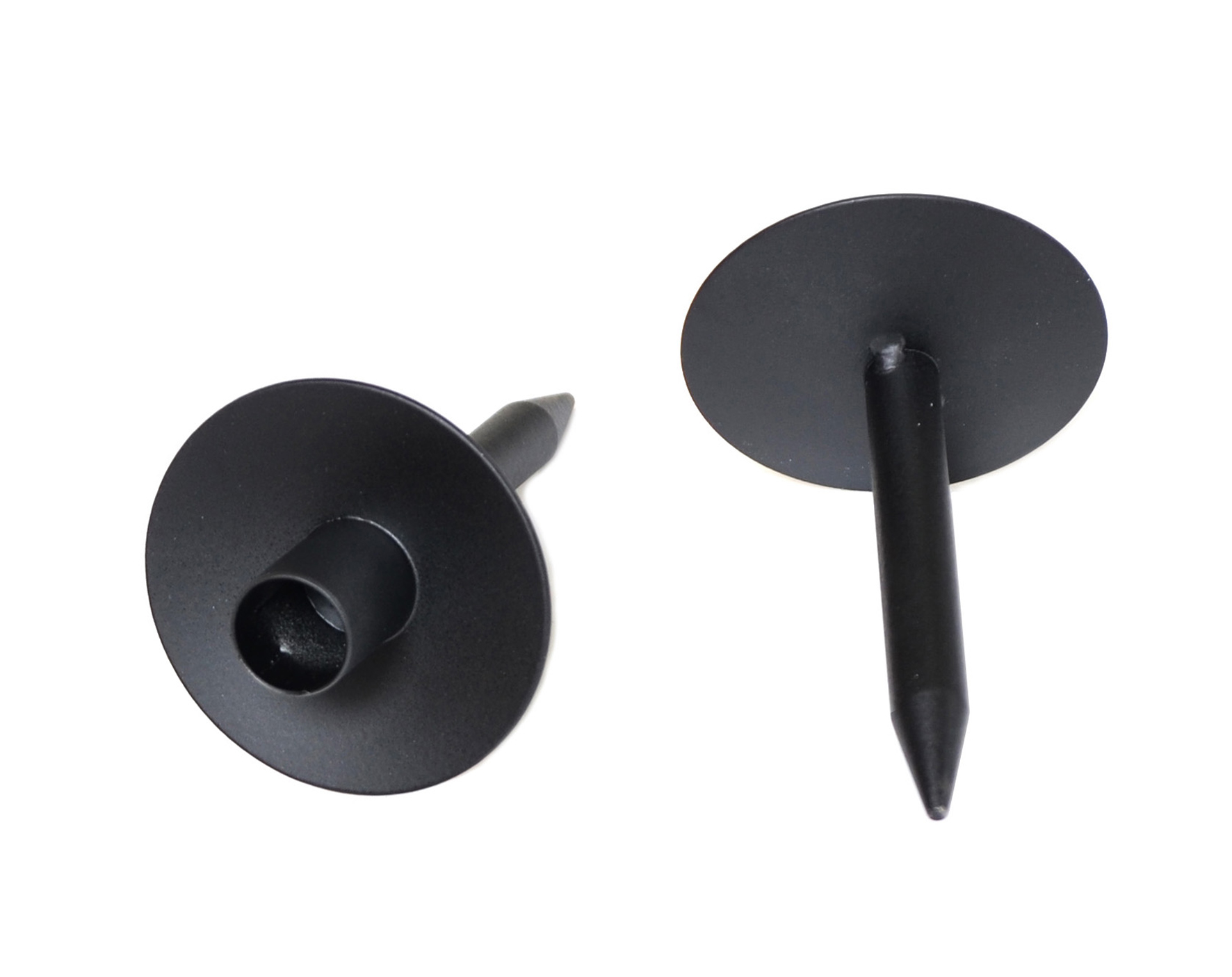 FlaschenKerzenhalter - Artax schwarz 8cm Ø, 14cm Hoch