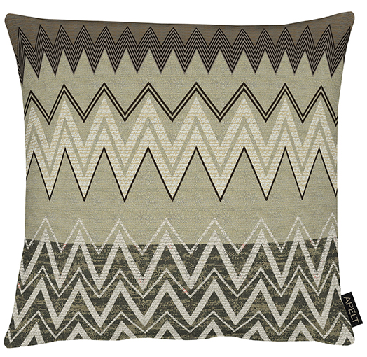 Kissenhülle, 49x49, Fb.87 - Zickzack Motiv