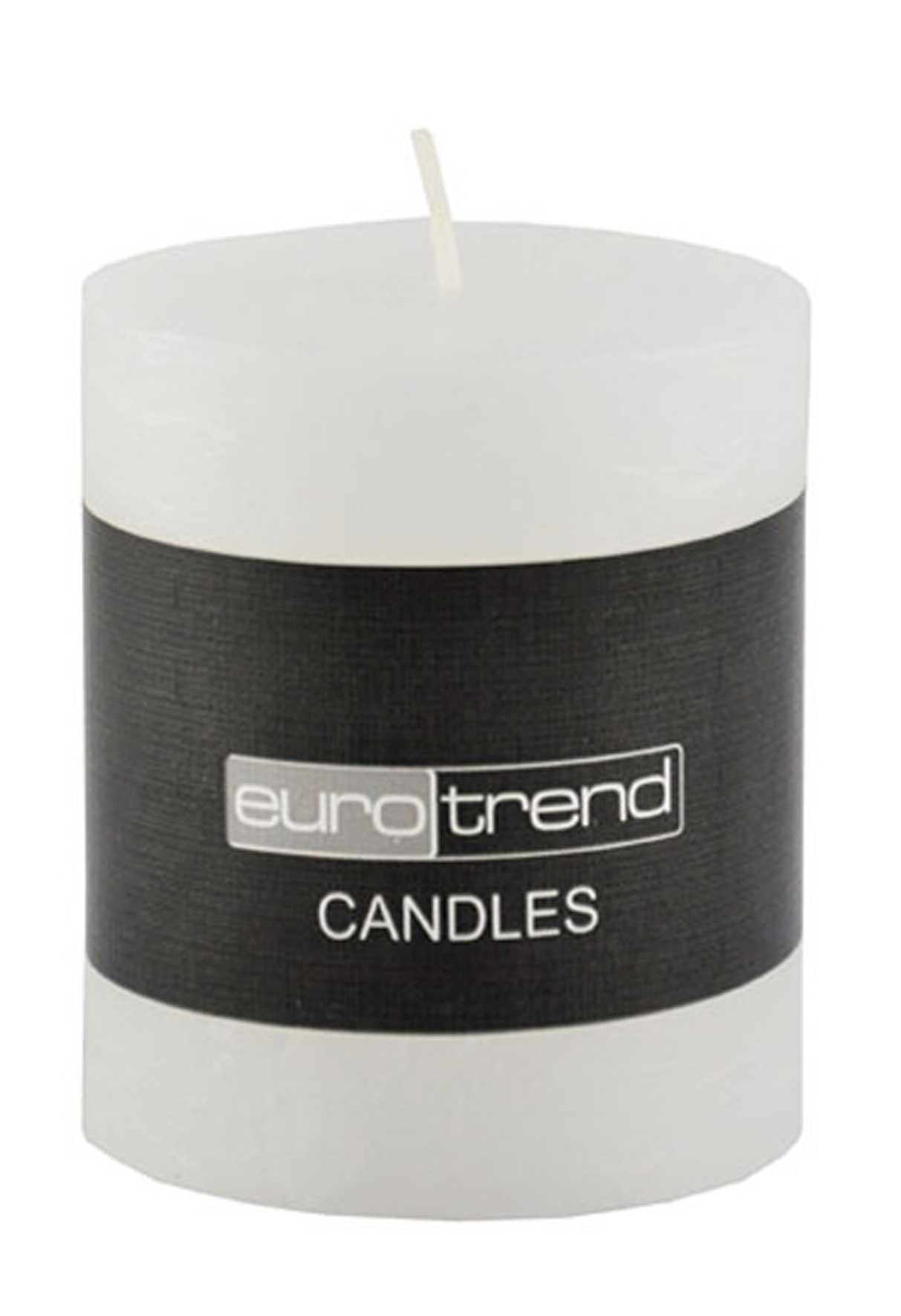 Cylinderkerze Rusti - limone 6,8cm Ø, 13cm Hoch