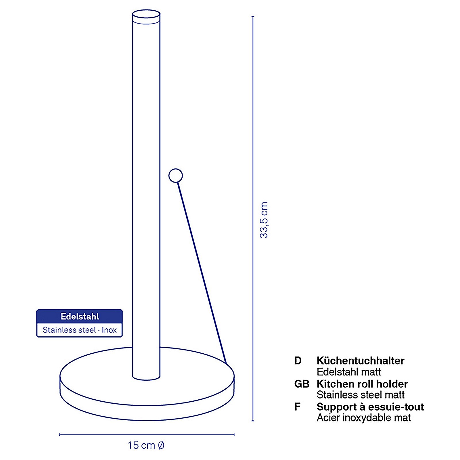 Küchenrollenhalter Rollo - KÜCHENROLL