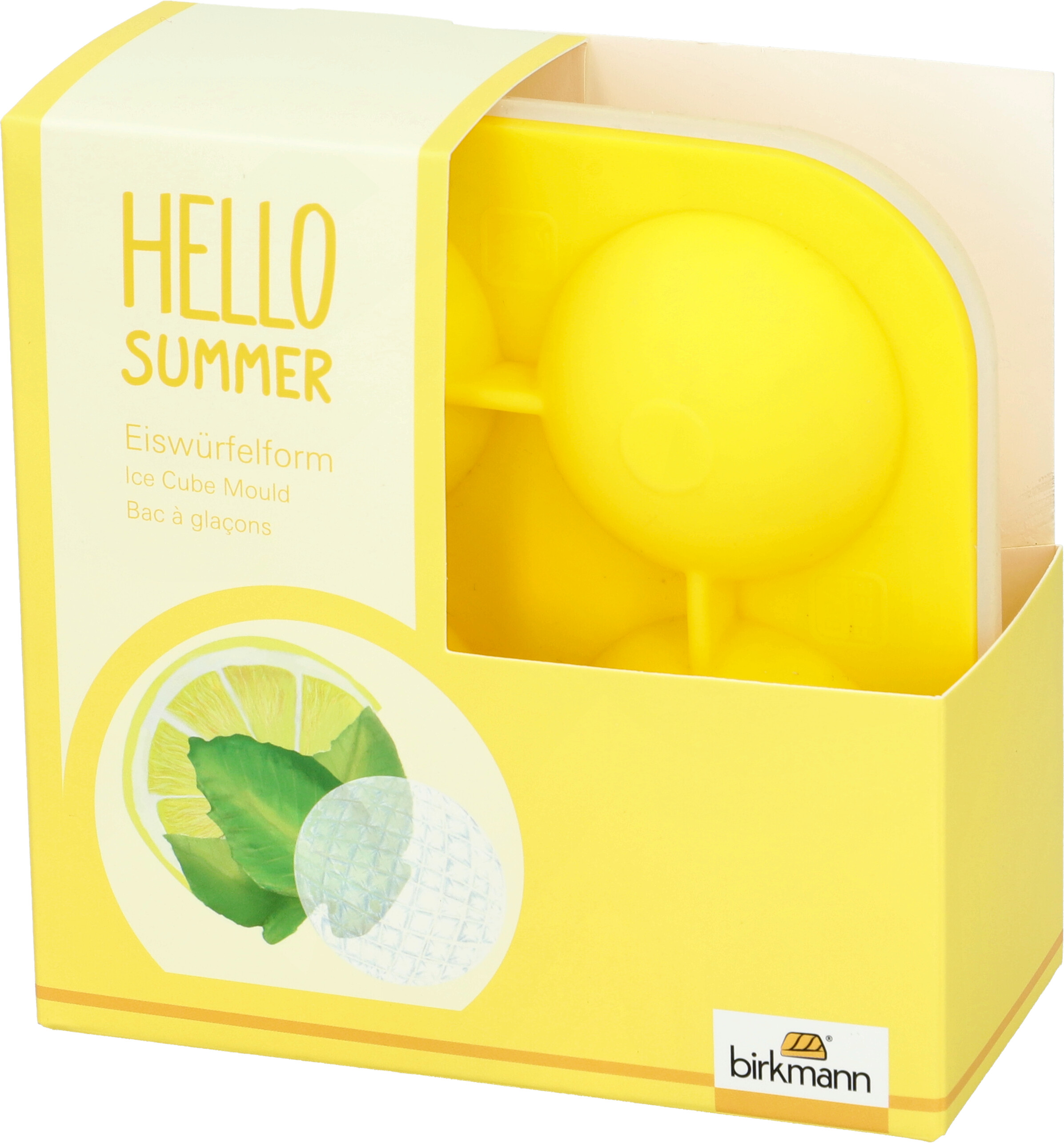 Eiswürfelform Discokugel für 4 Stück - aus Silikon