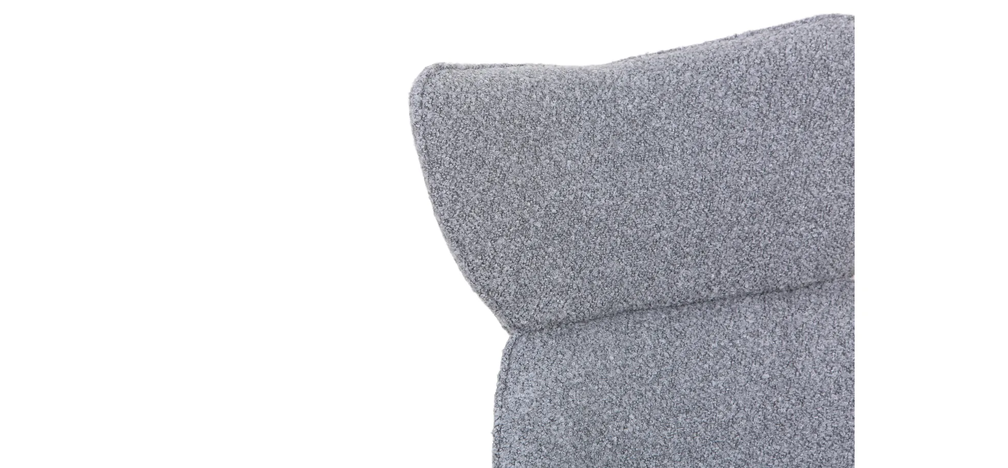 Vierfußstuhl, grau - Mirna