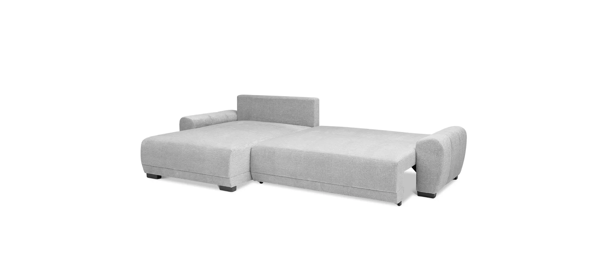 Ecksofa, silver - Eyvette