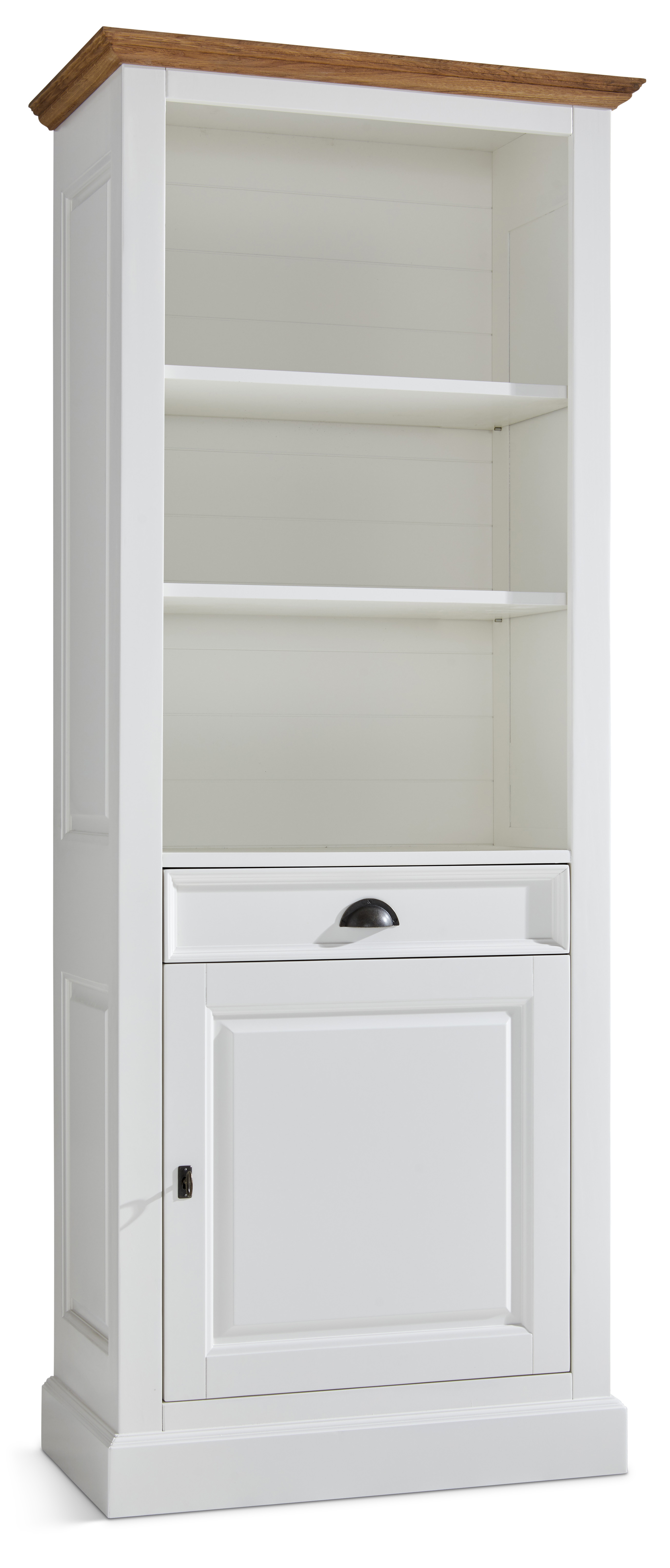 Bücherschrank, Weiß lackiert  - Louisiana