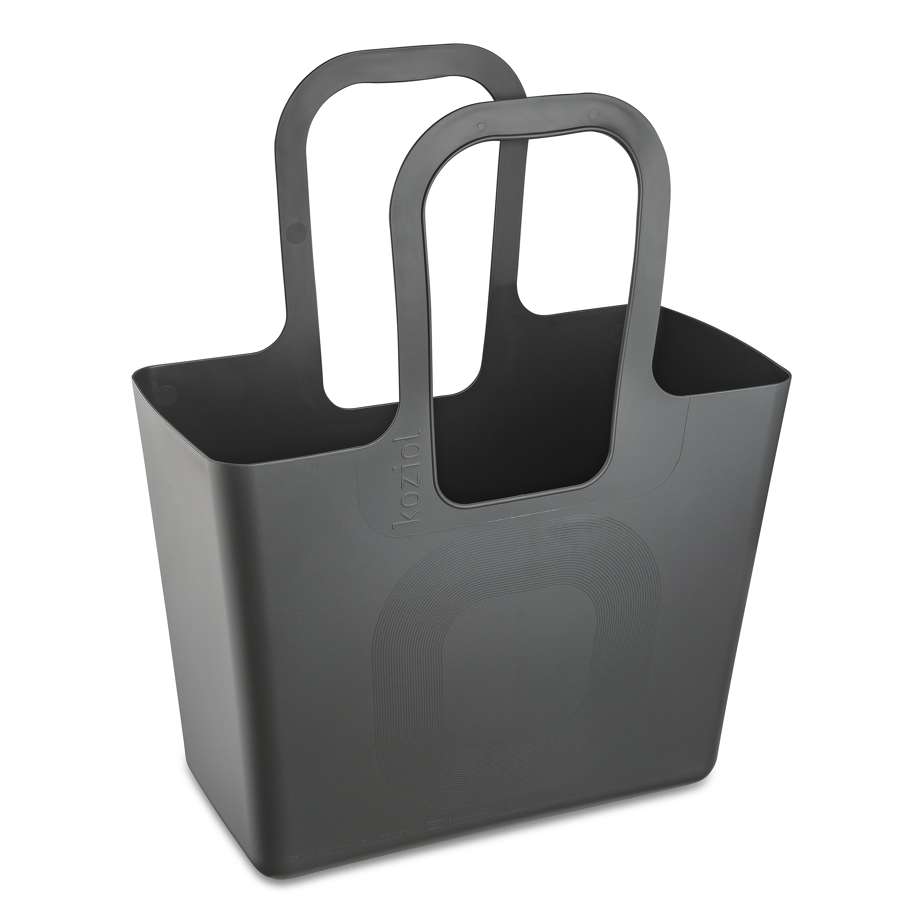 Tasche, 21,5x44x54cm, nature ash grey - geräumig, stabil, 100% CO2-neutral