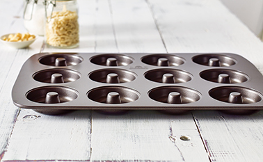 Donut-Blech, für 12 Stück - Ø 7 cm, 37 x 26 cm