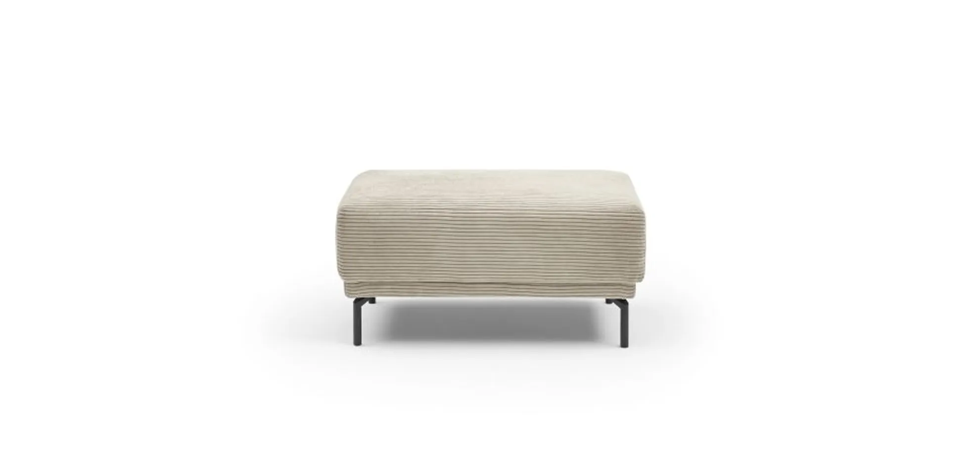 Hocker - Stoff, Beige