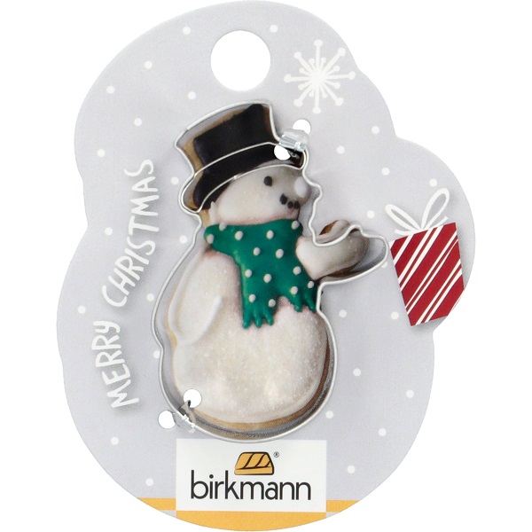 Ausstechform Schneemann - 5,6 cm,  Edelstahl
