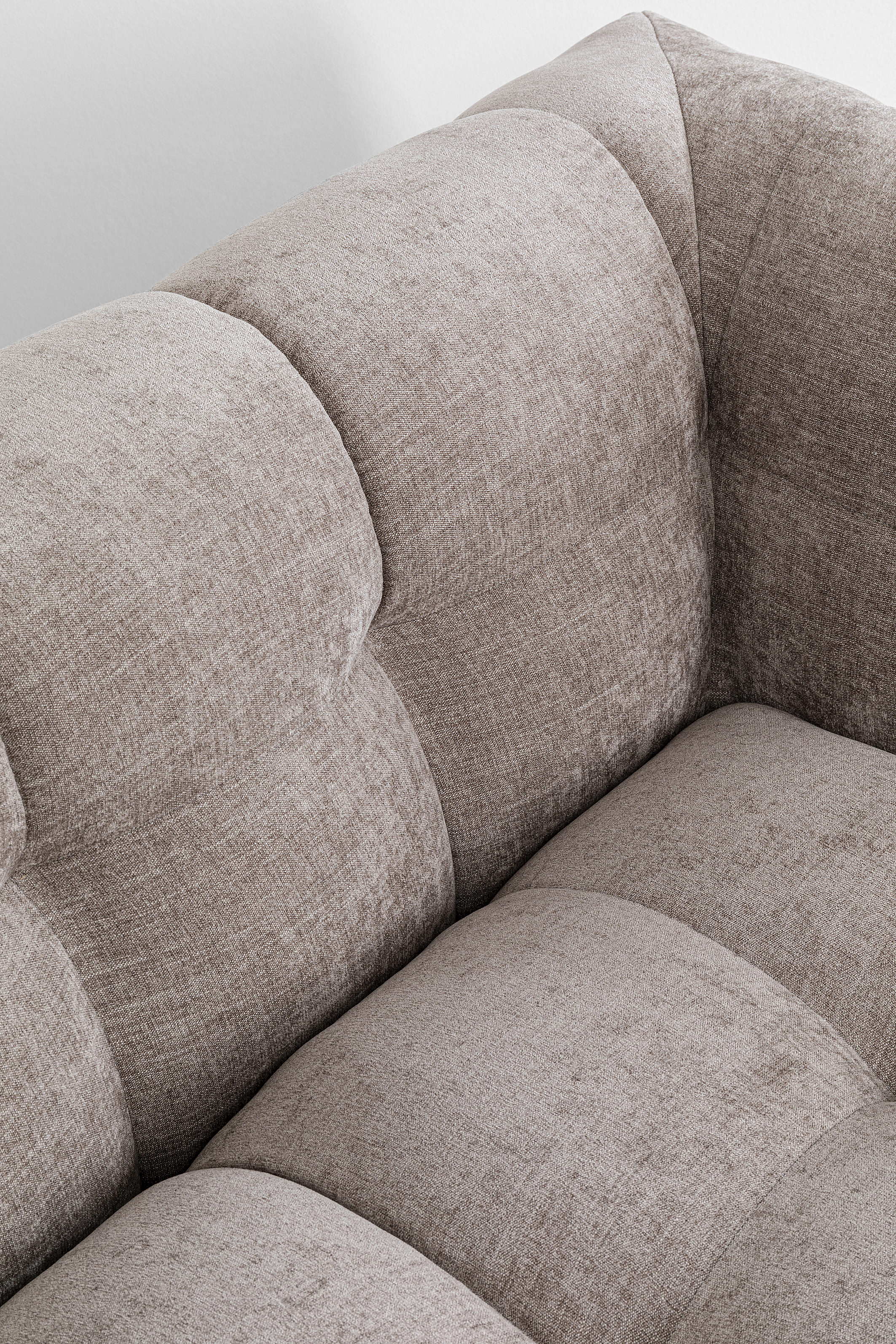 Sofa 3-sitizg Salamanca, grau - Salamanca