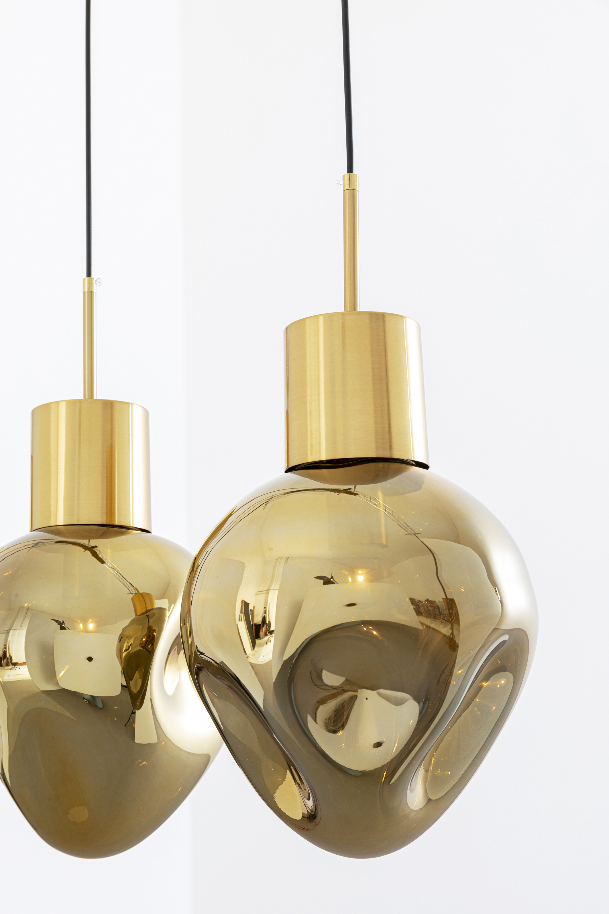 Pendelleuchte, goldfarben - Supernova