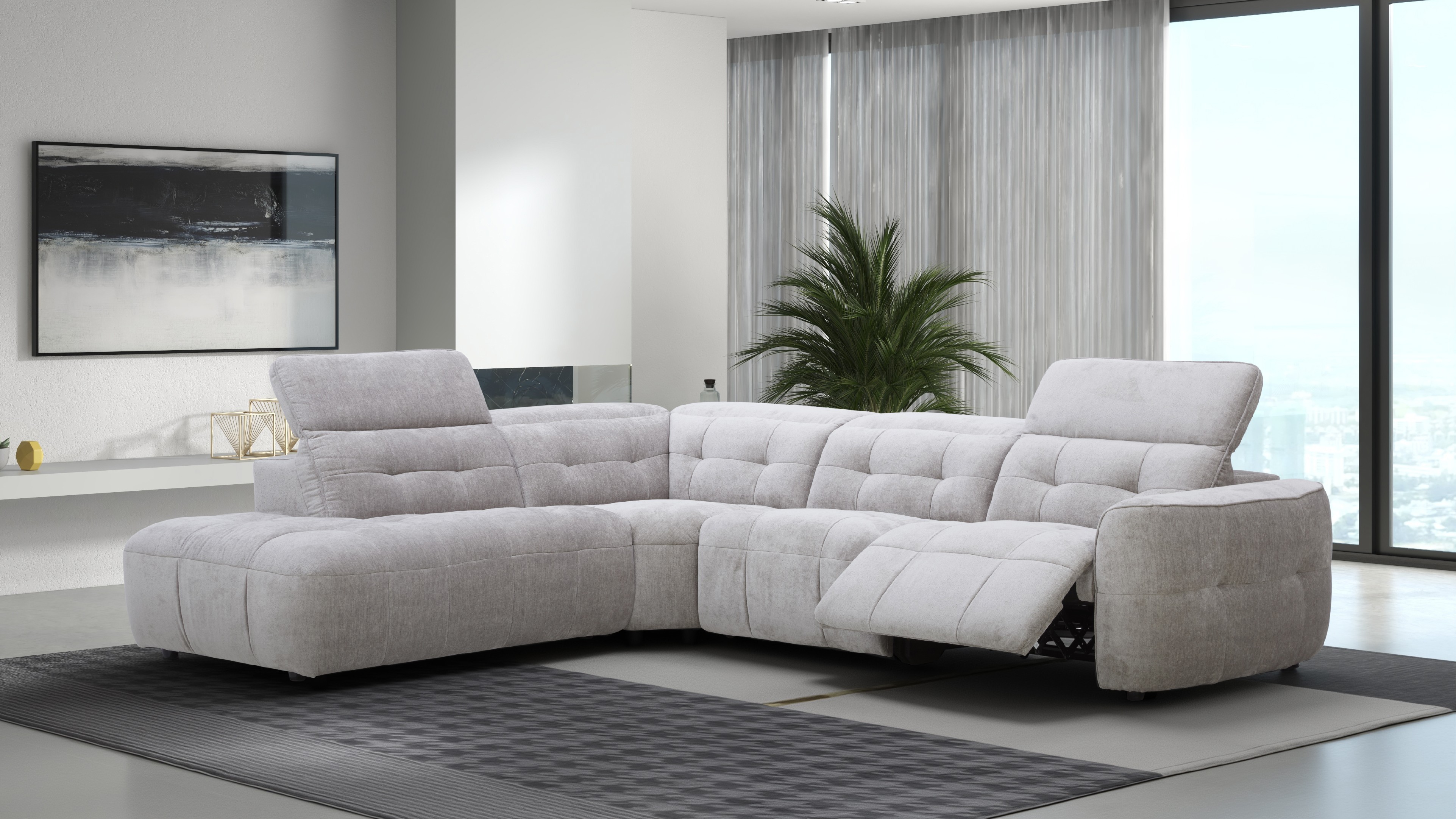 Großes Ecksofa - MyStyle 2198