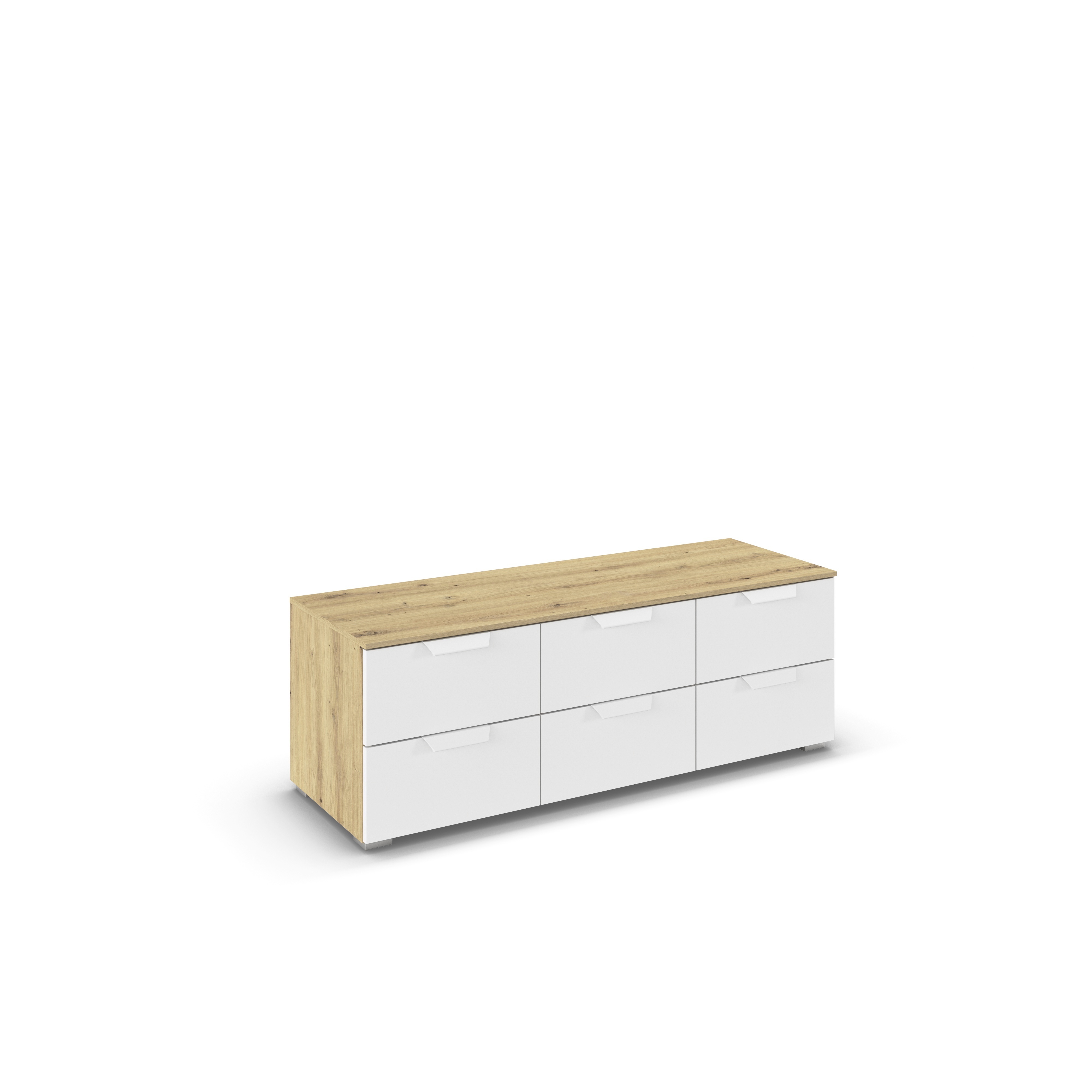 TV-Element, alpinweiß/Eiche Artisan Dekor - MyStyle 5002