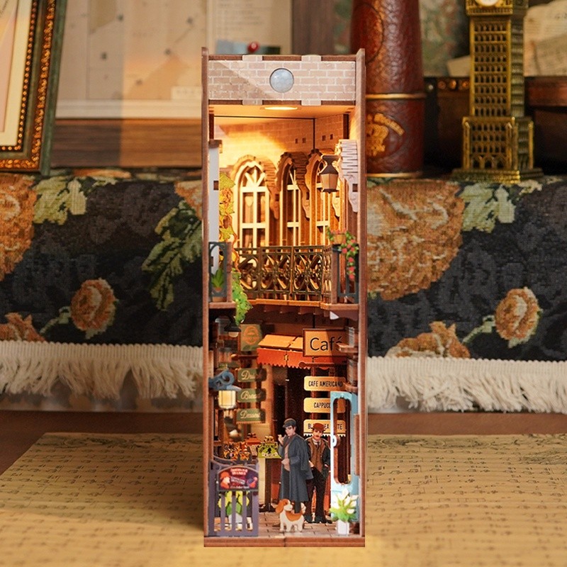 Tonecheer DIY-Set Book Nook mit LED, 3D Puzzle - Baker Street