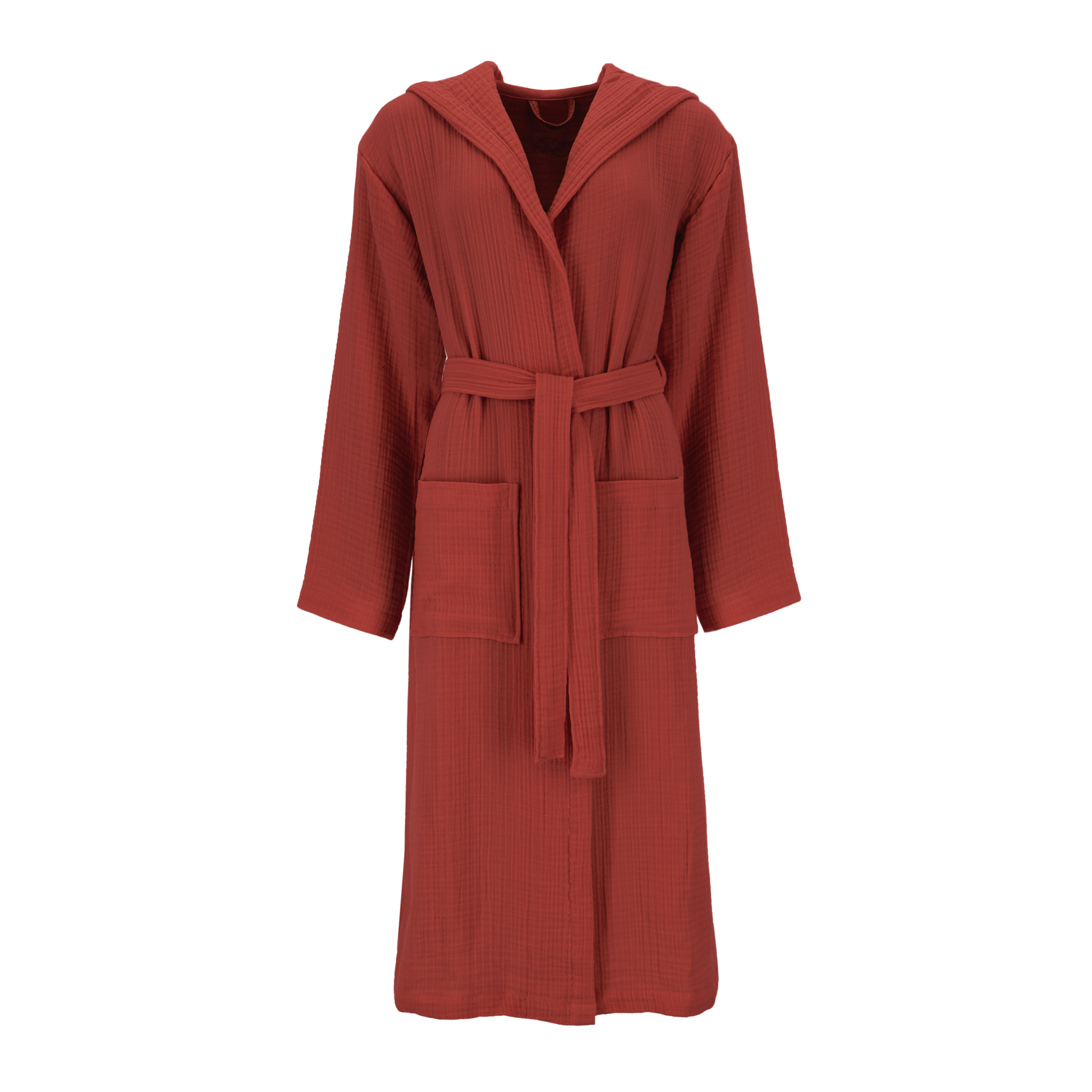 Unisex Musselin-Bademantel raw sugar S/M - Mantel Silent