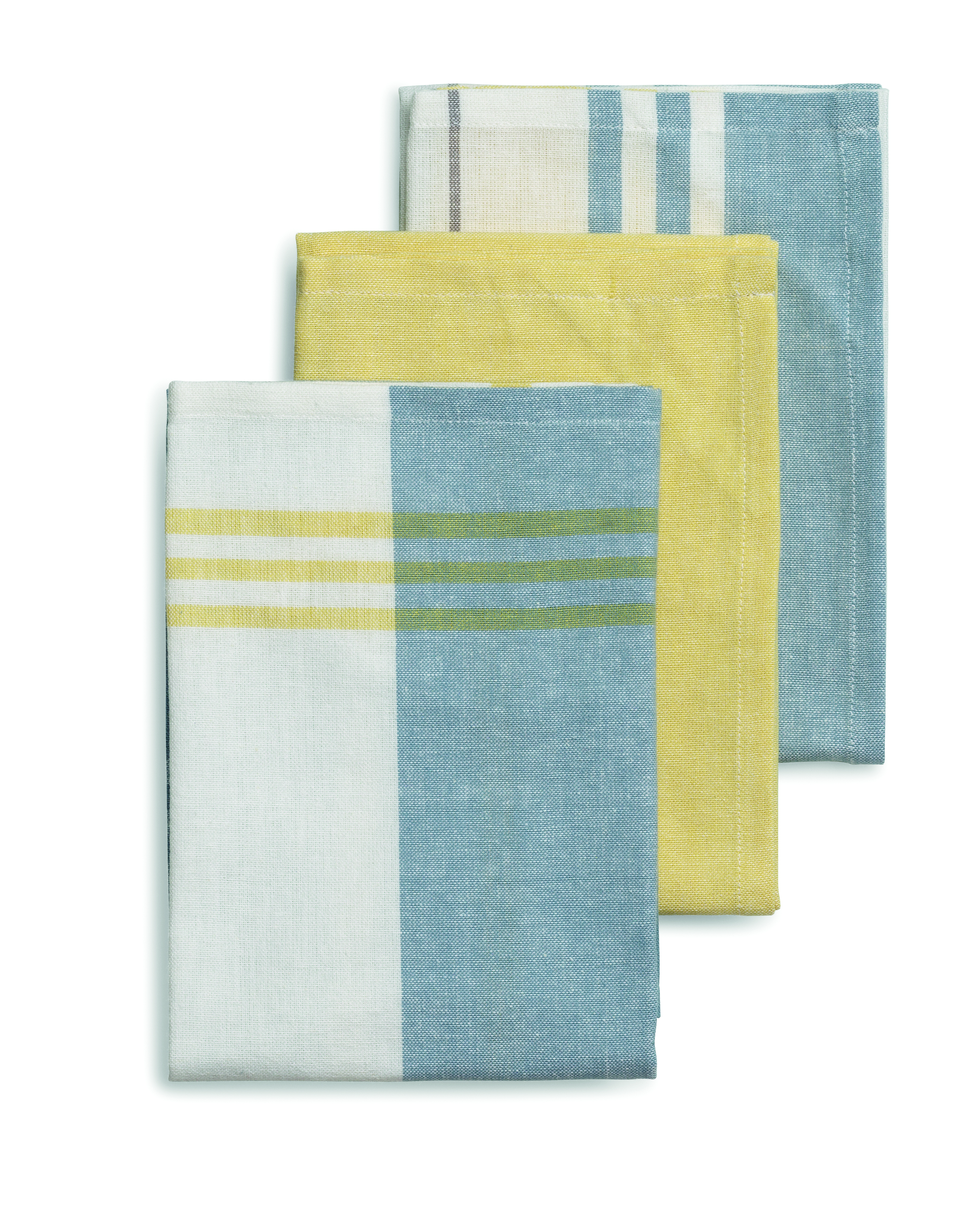 Geschirrtuch Pasado, 3-er Set - 100% baumwolle, sonnengelb, 65x45cm