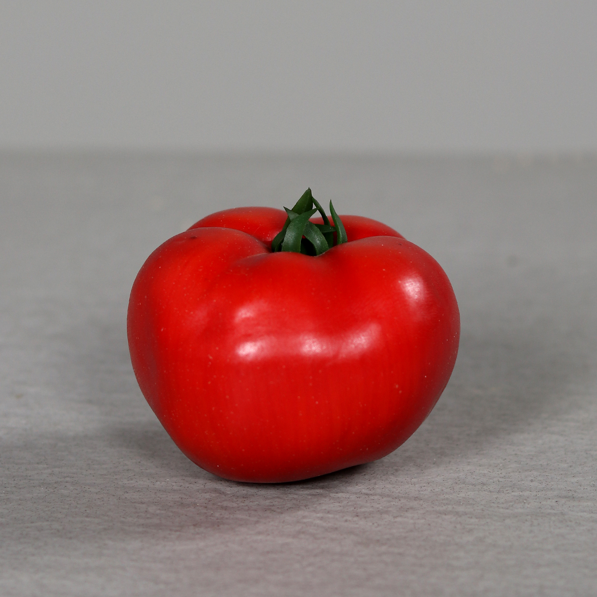 Deko-Tomate, Kunststoff, Rot - HBT ca. 8x6x5 cm