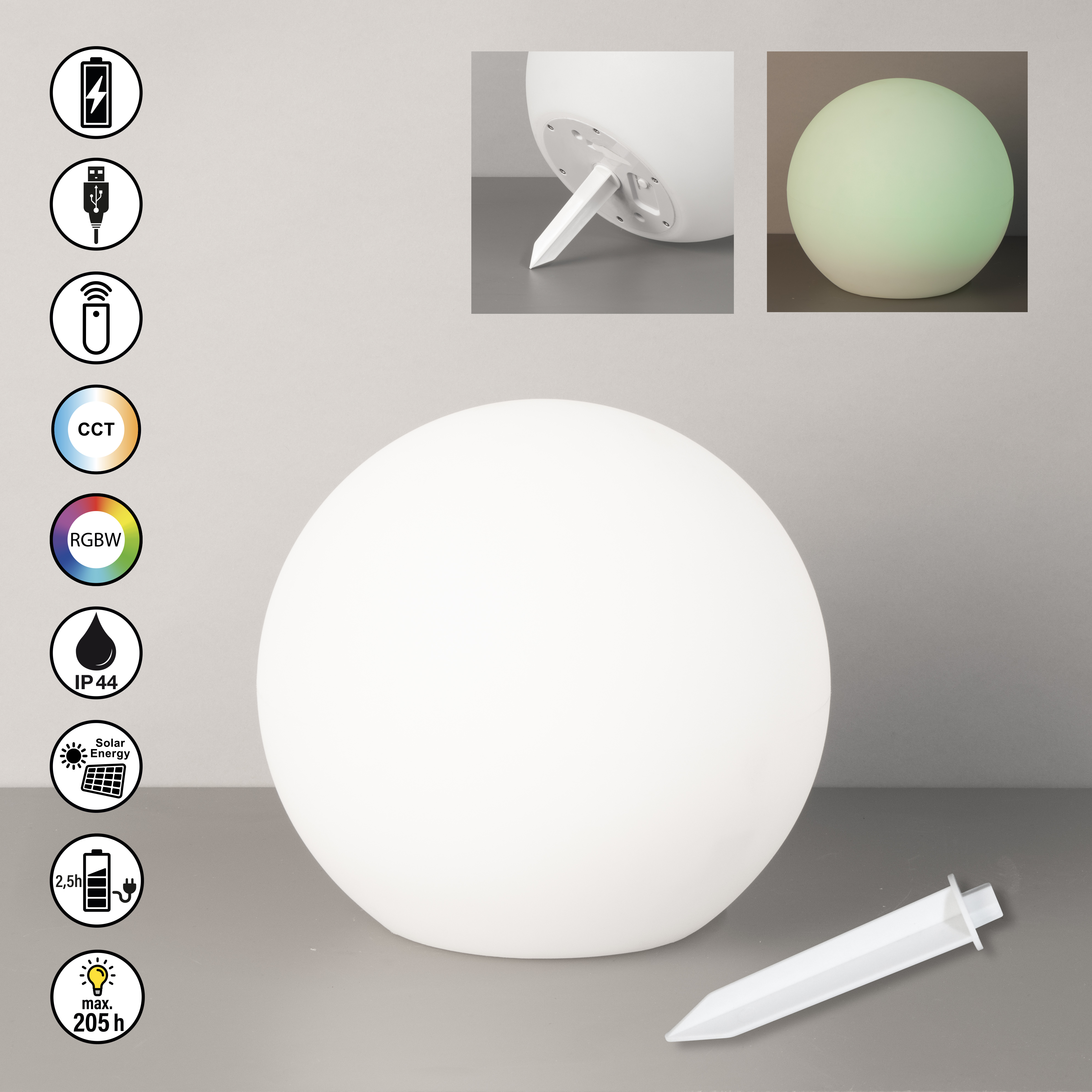 Außenleuchte Dabus - 1x LED 0,1 W