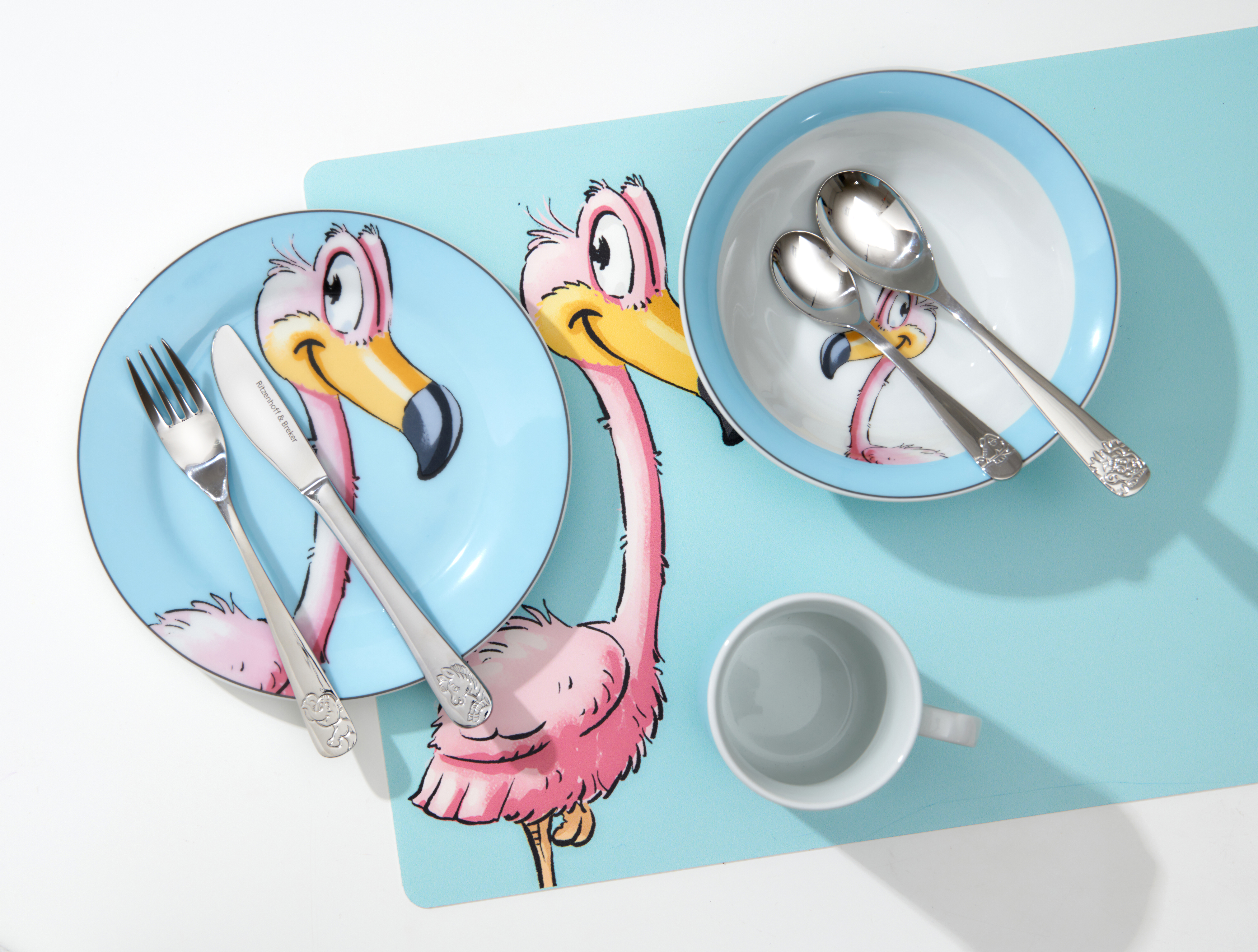 Teller Happy Zoo Flo 19 cm - Porzellan, spülmaschinenfest, rund