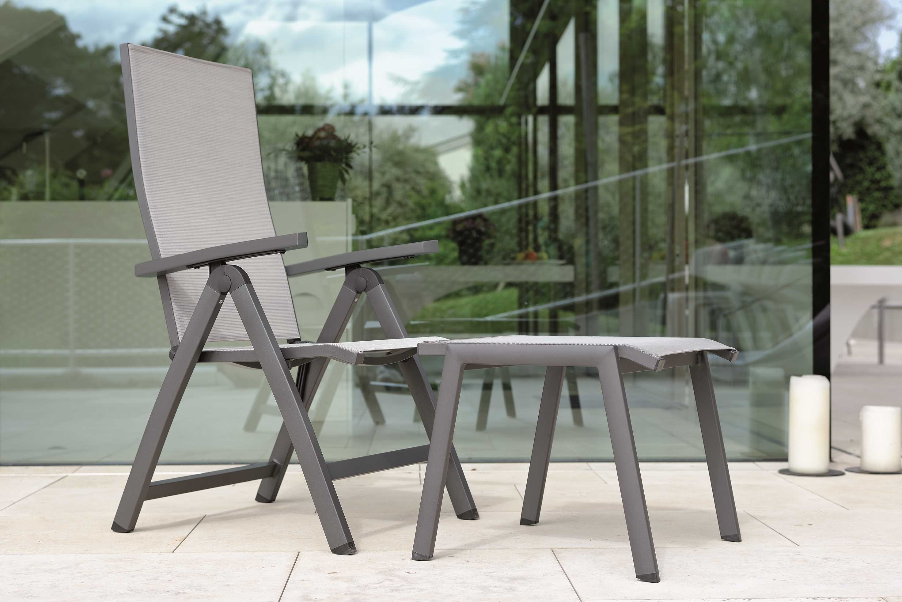 Sessel, Klappbar, hohe Rückenlehne - NEW TOP