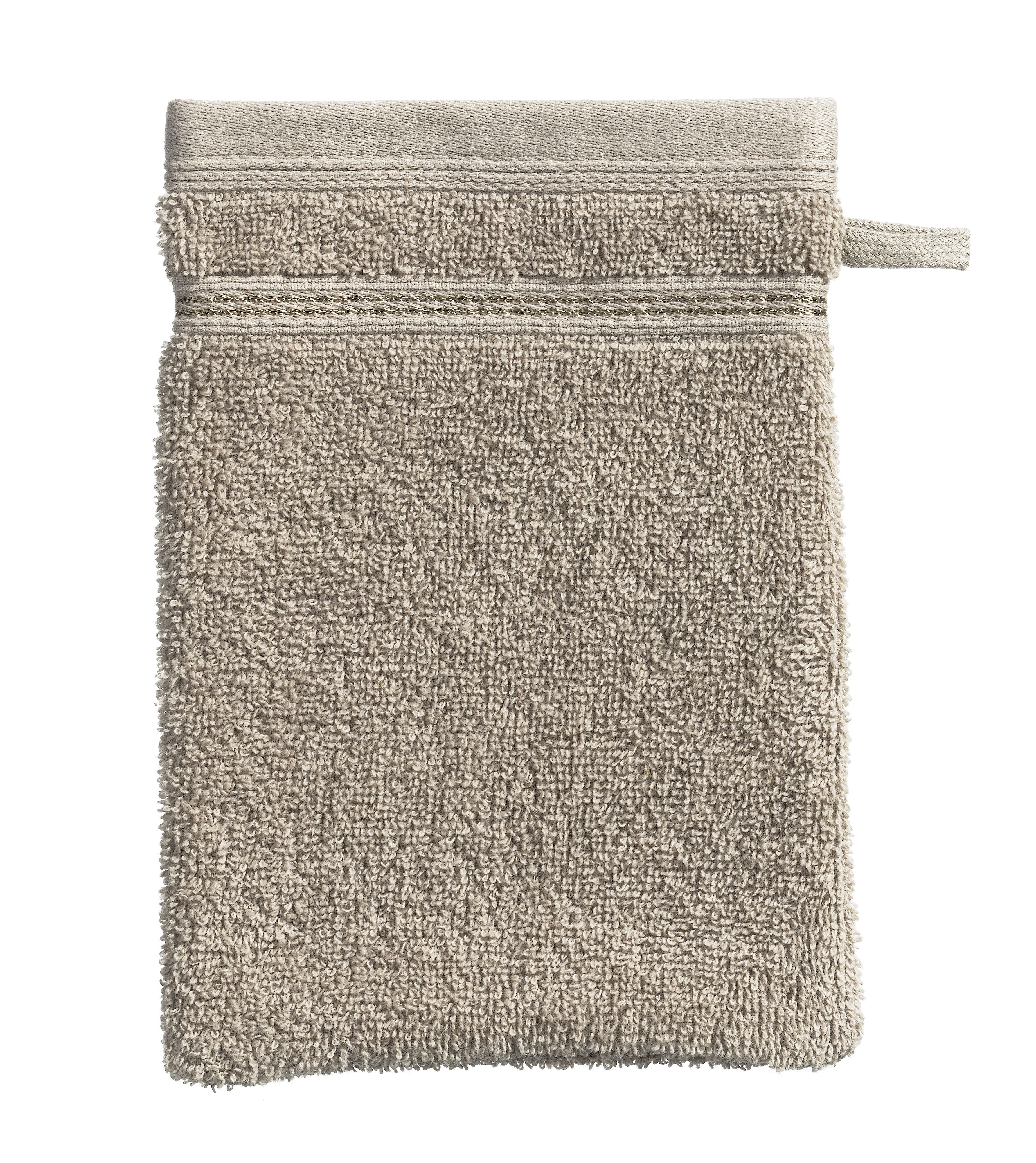 Waschhandschuh Casea Natürlich Alicante, 15x21 cm - taupe