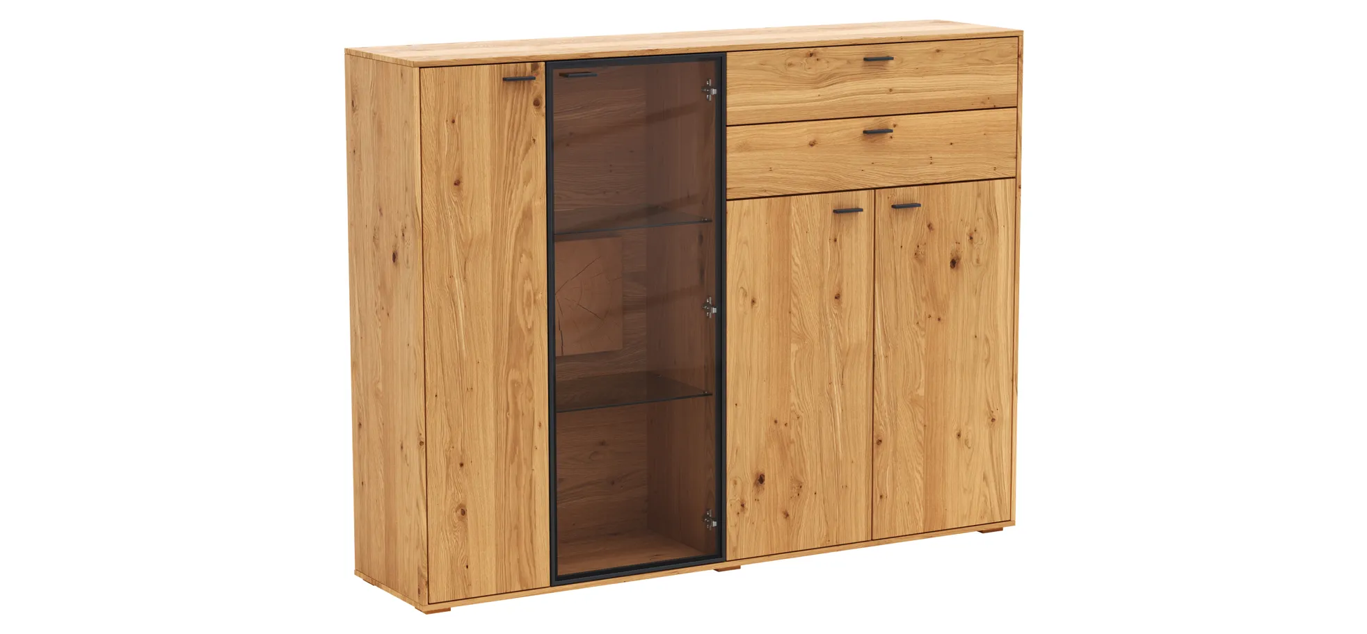 Highboard Fibra - Asteiche massiv