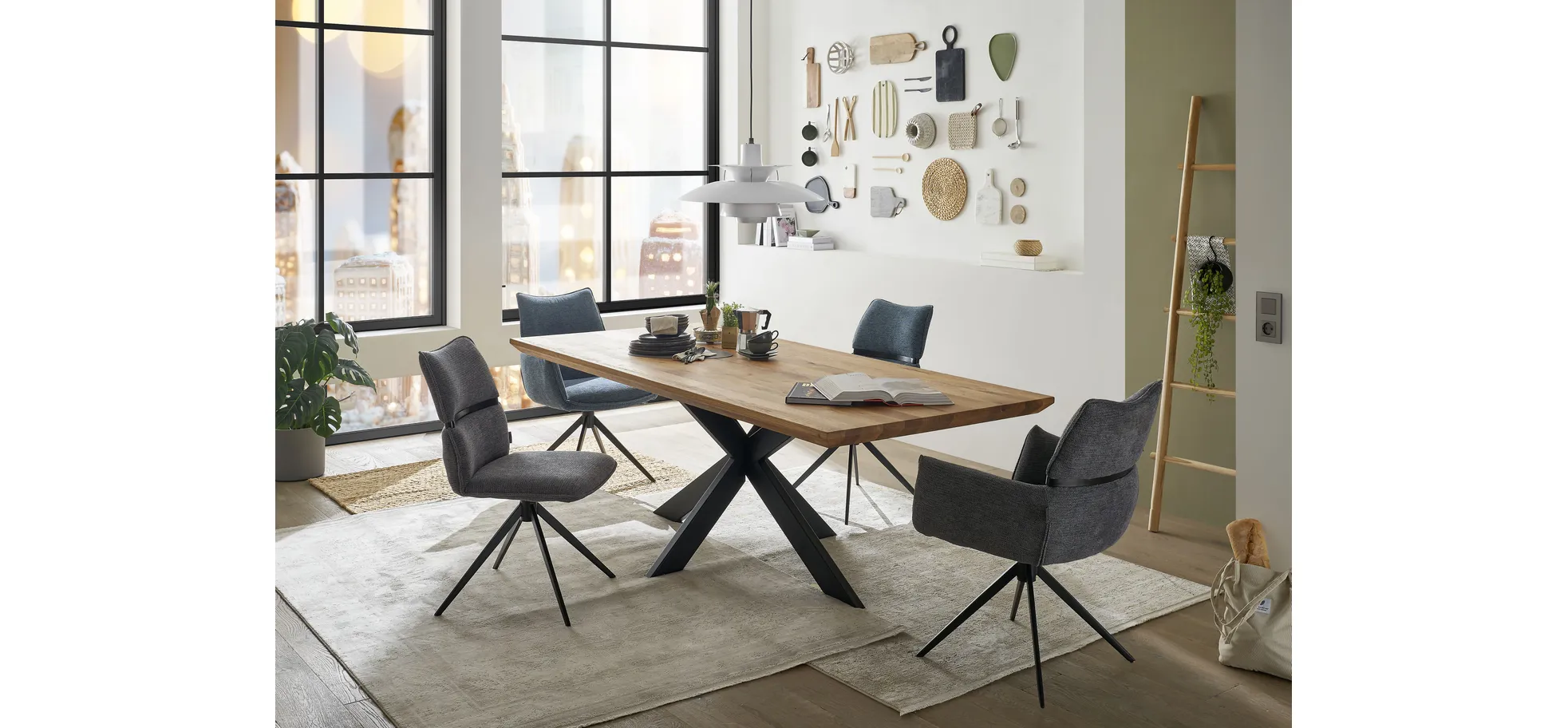 Armlehnstuhl, drehbar 360° autoreturn - Marja