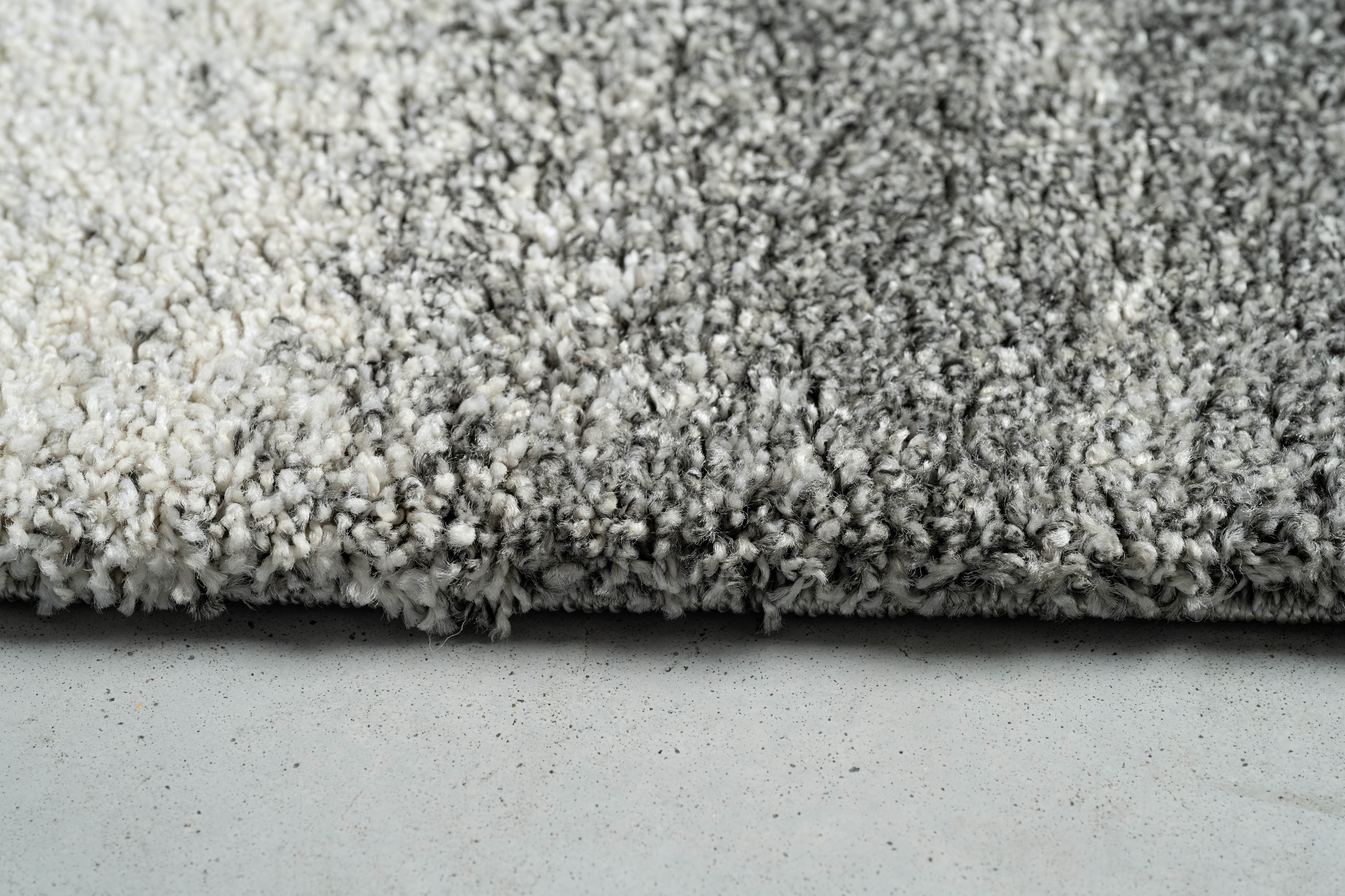 Webteppich, grau-braun-weiß, 160x230 cm - Rehari